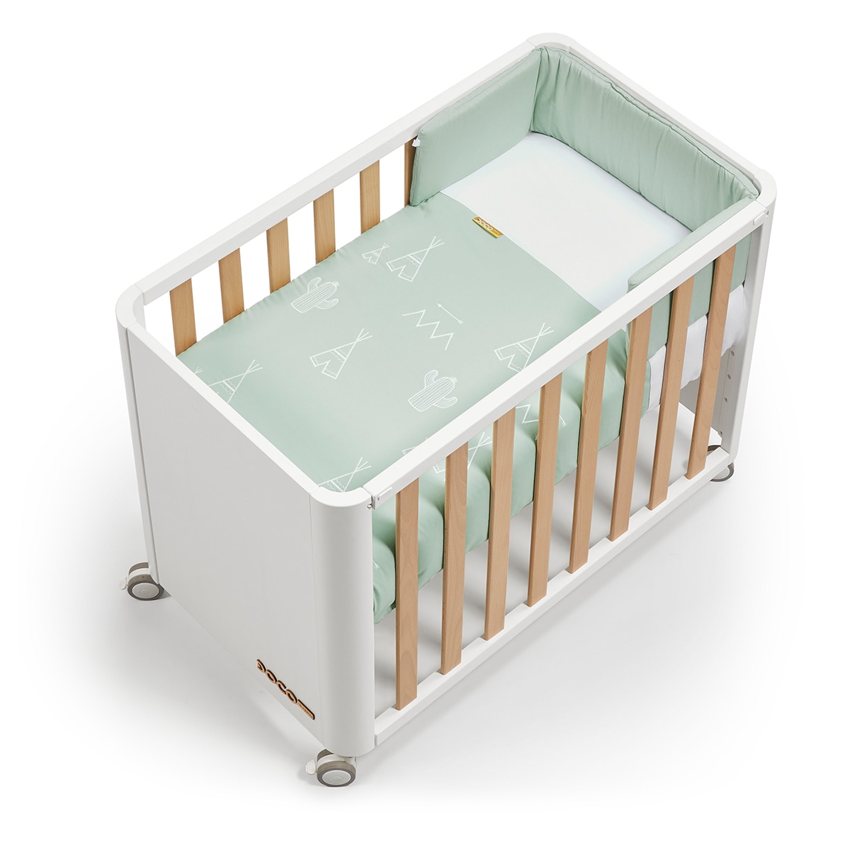 Cotinfant - Minicuna-Cuna de colecho (50 x 90 cm.) Cotinfant Doco Style Sleeping blanco-natural.
