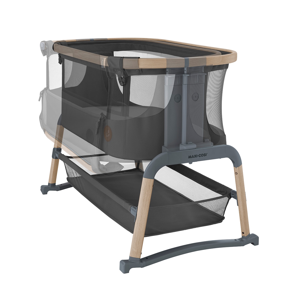 Mini-Berço de Co-Sleeping Iora Air Beyond Grey - Cinzento Cinzento-escuro-3