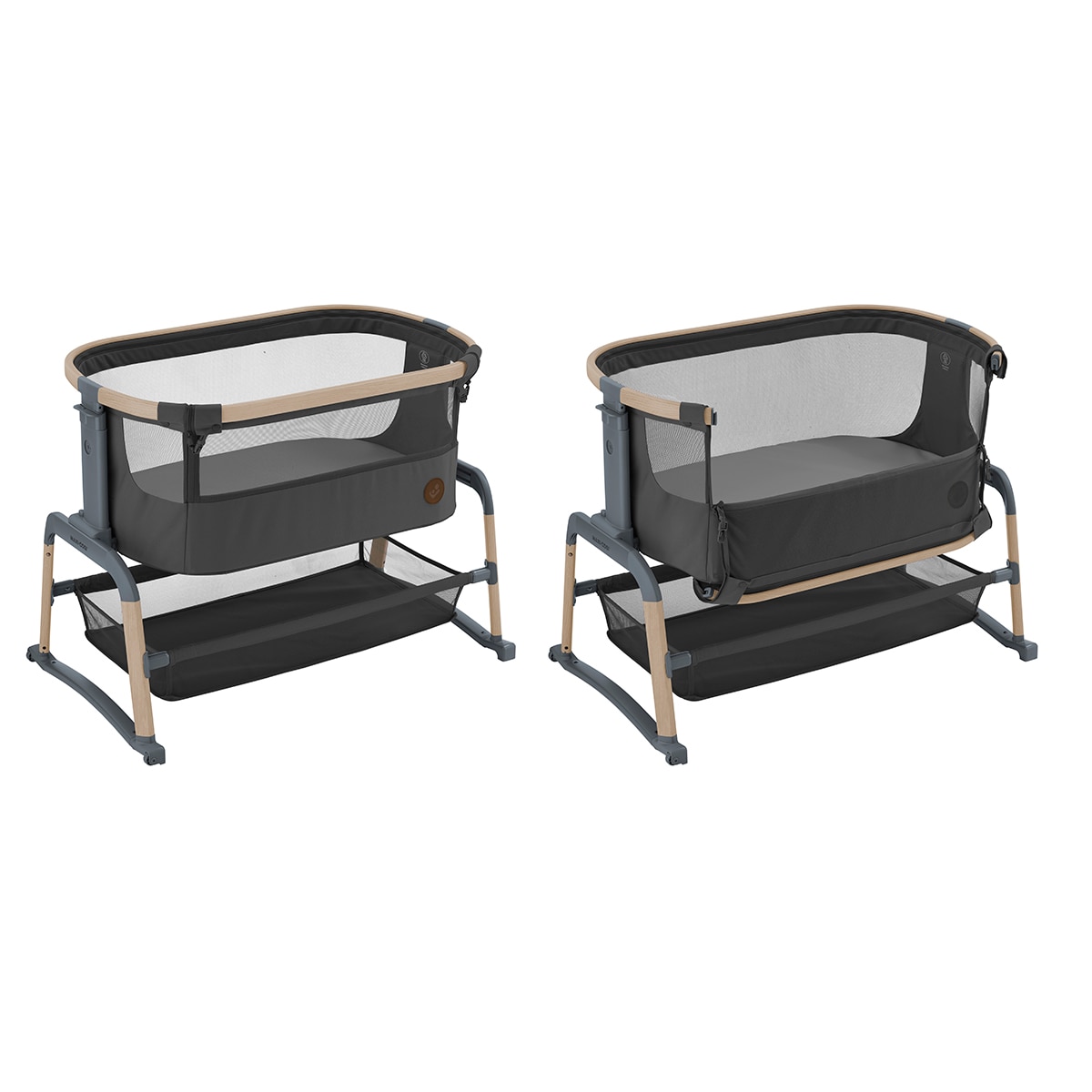 Mini-Berço de Co-Sleeping Iora Air Beyond Grey - Cinzento Cinzento-escuro-7