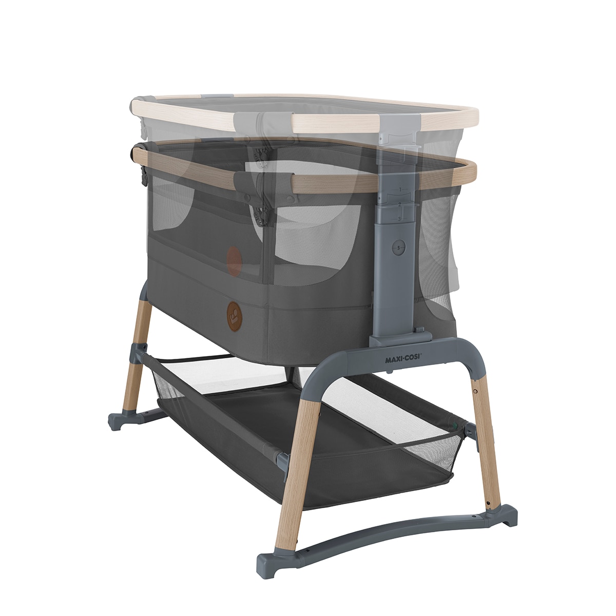 Mini-Berço de Co-Sleeping Iora Air Beyond Grey - Cinzento Cinzento-escuro-8