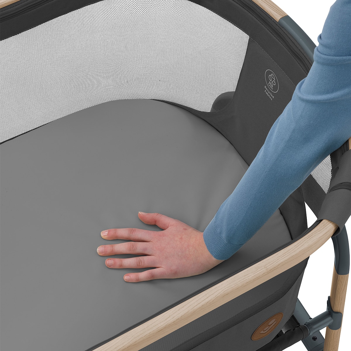 Mini-Berço de Co-Sleeping Iora Air Beyond Grey - Cinzento Cinzento-escuro-12