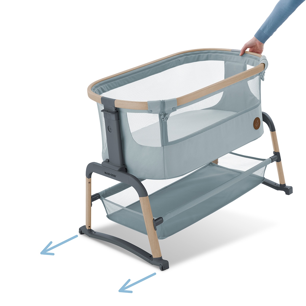 Mini-Berço de Co-Sleeping Iora Air Beyond Grey - Cinzento Cinzento-2