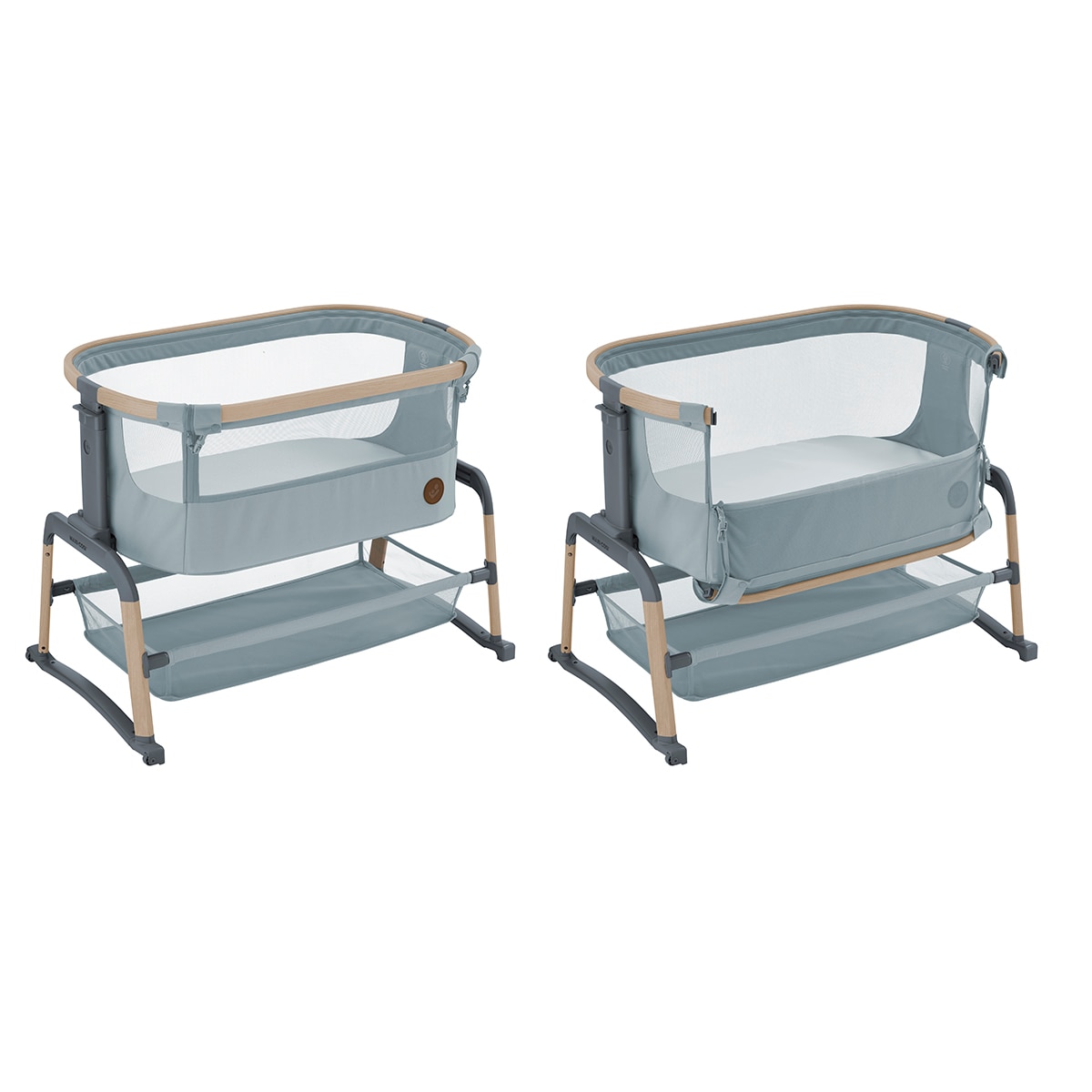 Mini-Berço de Co-Sleeping Iora Air Beyond Grey - Cinzento Cinzento-5