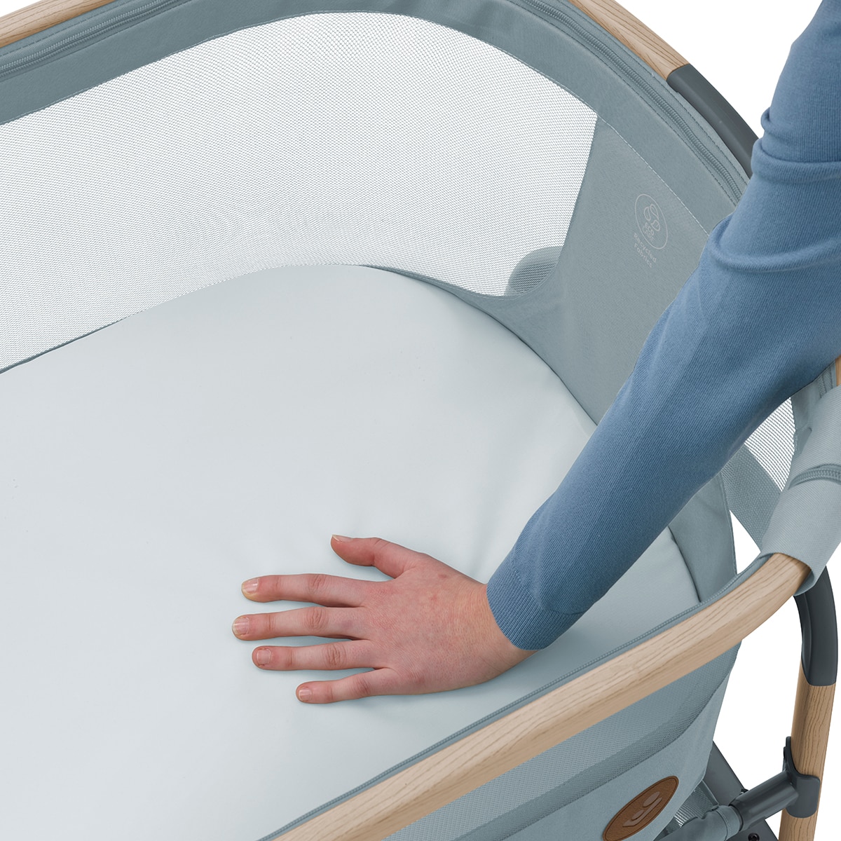 Mini-Berço de Co-Sleeping Iora Air Beyond Grey - Cinzento Cinzento-10