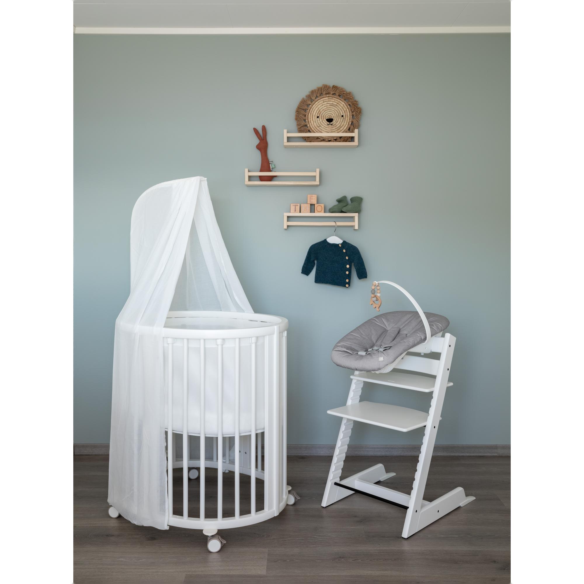 Minicuna Stokke Sleepi V3 - Blanco Blanco-6