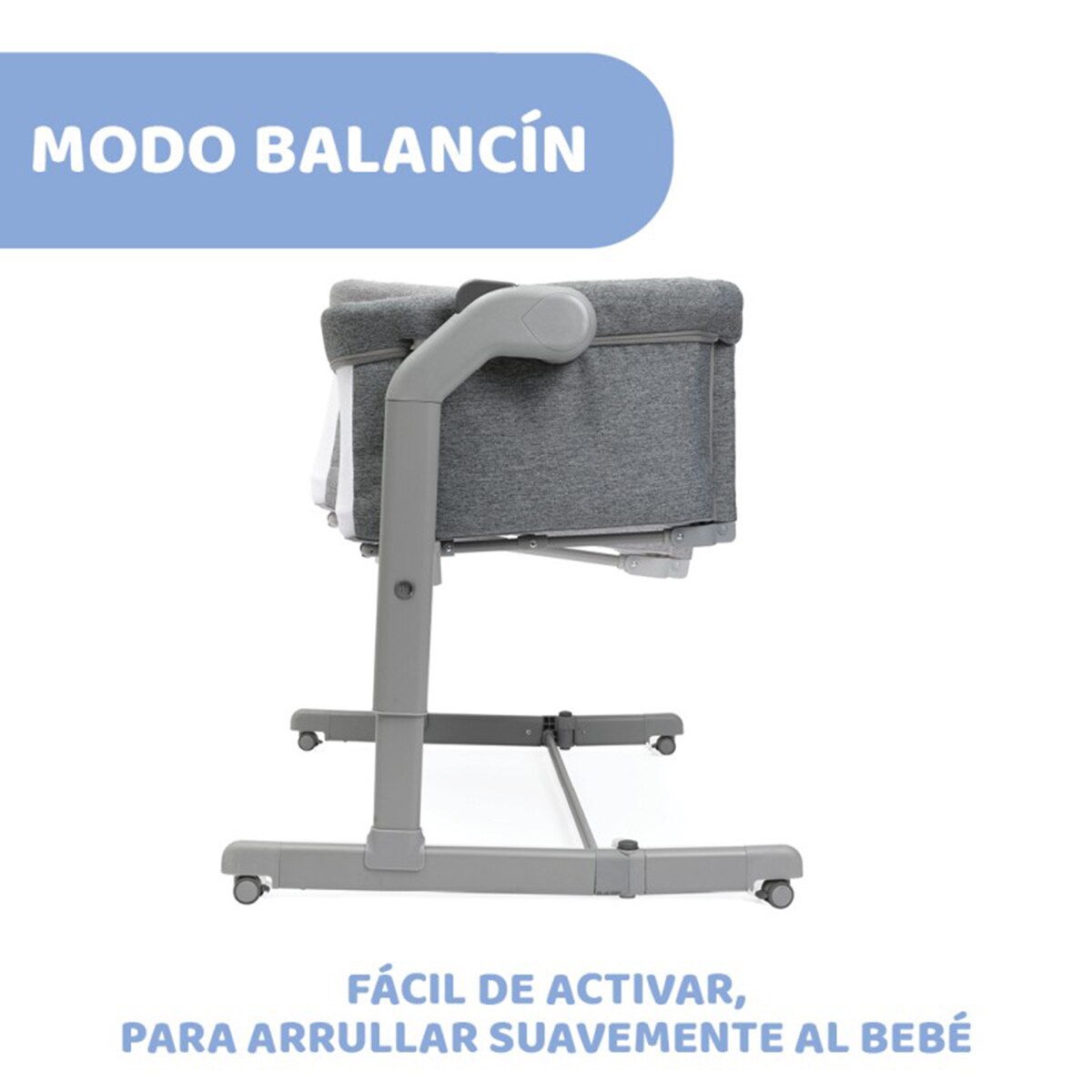 Minicuna de colecho Chicco Next2Me Magic Evo - Gris oscuro Gris oscuro-3