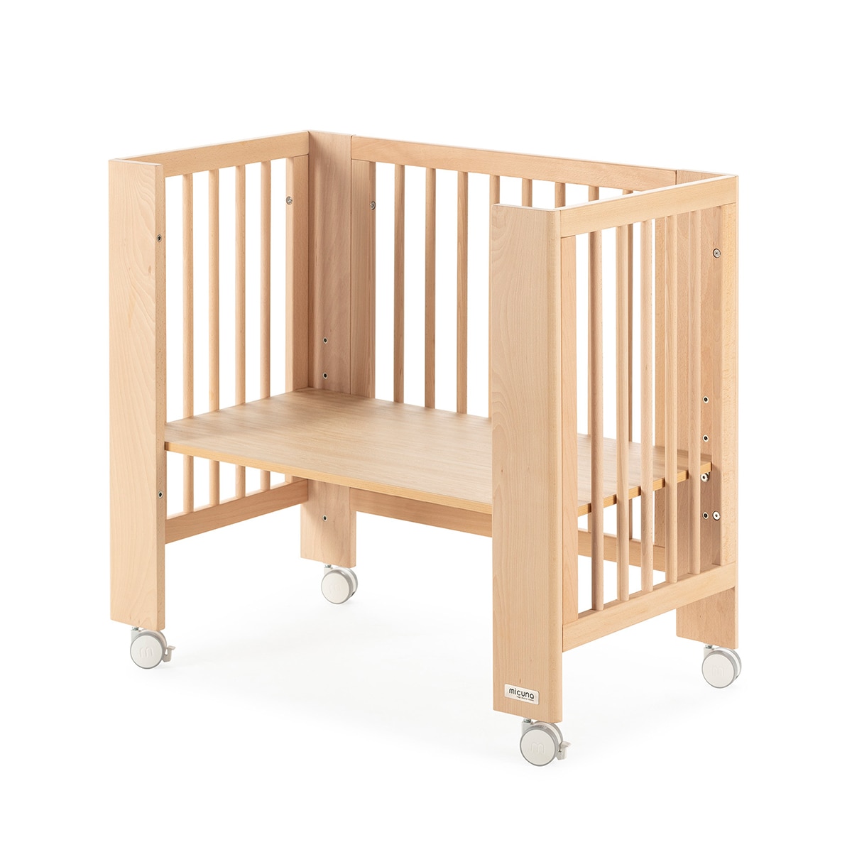 Miniberço de Co-sleeping Evolutiva Converbaby - 90x50 cm Natural-2
