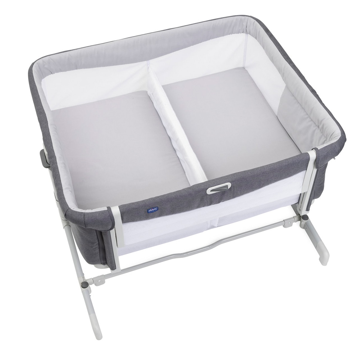 Berço de Co-Sleeping Next2me Twins Cinzento-4