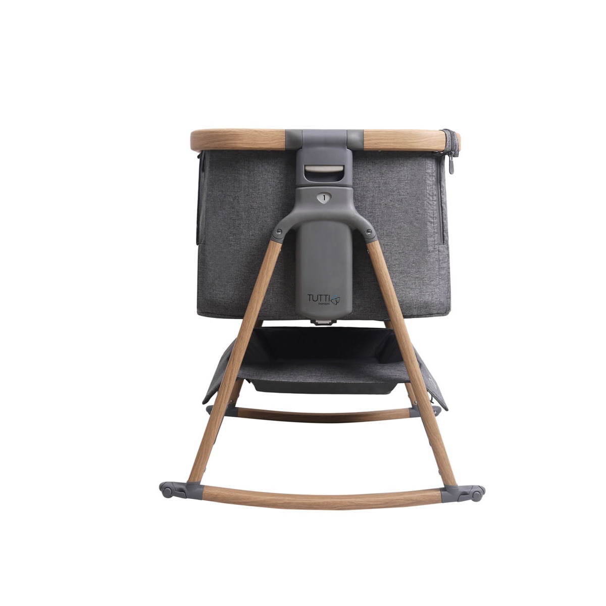 Mini-berço de Co-sleeping Cozee Oak Air Triangles Cinzento-escuro-3