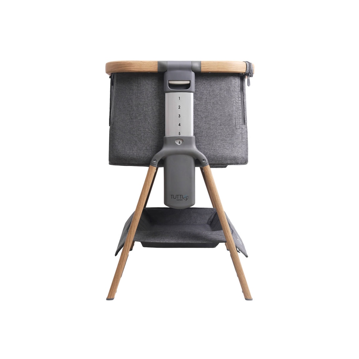 Mini-berço de Co-sleeping Cozee Oak Air Triangles Cinzento-escuro-4
