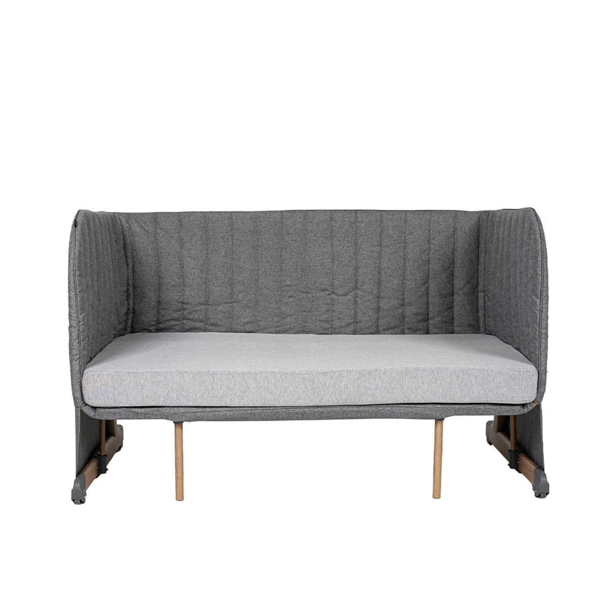 Mini Berço Evolutivo Somni 4 em 1 Cinzento-17