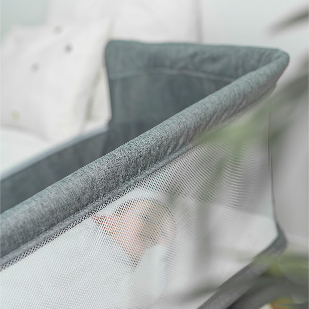 Mini Berço Evolutivo Somni 4 em 1 Cinzento-26