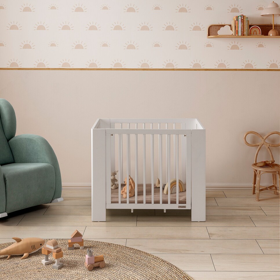 Imagen 0 de Minicuna colecho evolutiva (90 x 50 cm) Micuna Converbaby Blanco