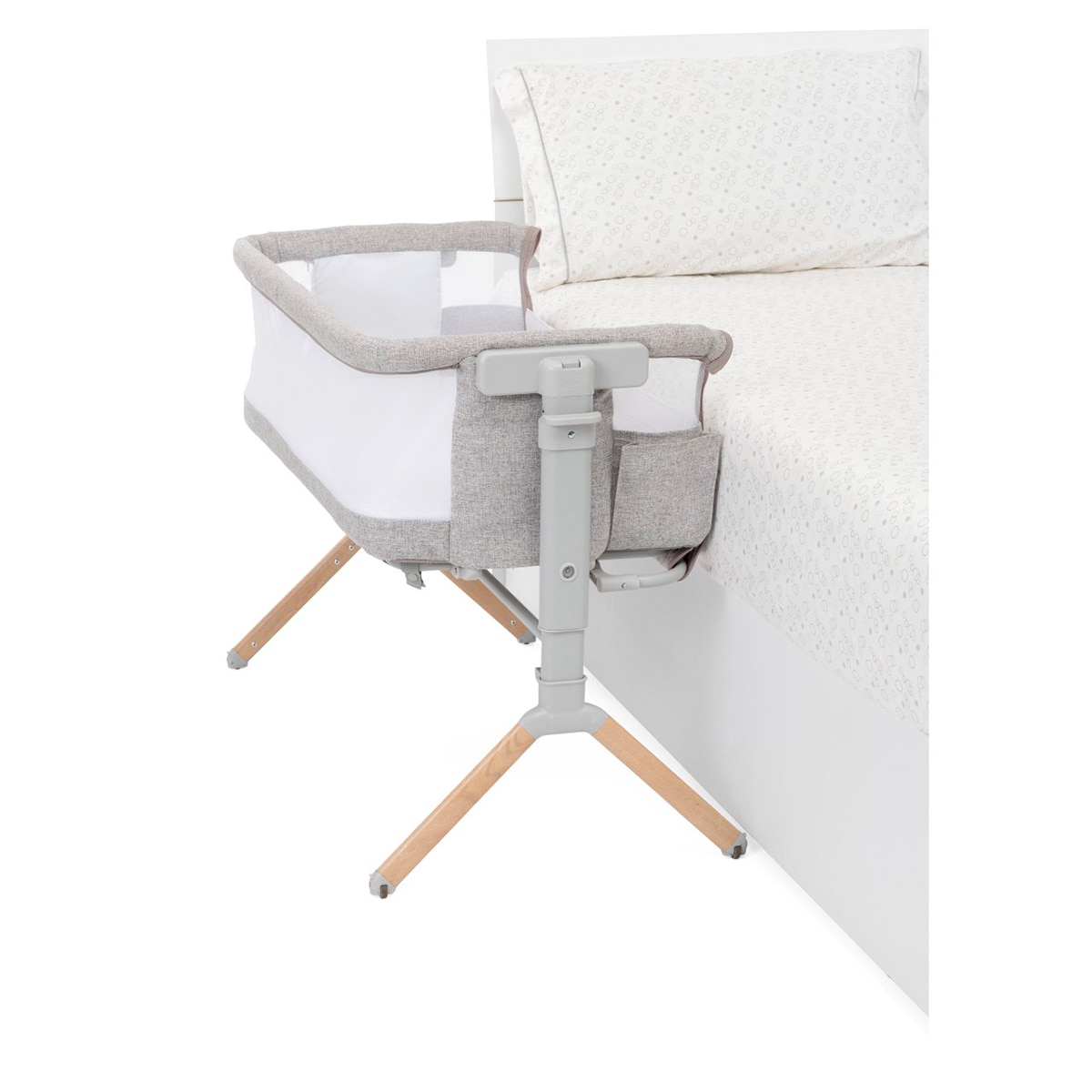 Berço de Co-Sleeping Next2Me Armonia Castanho-5
