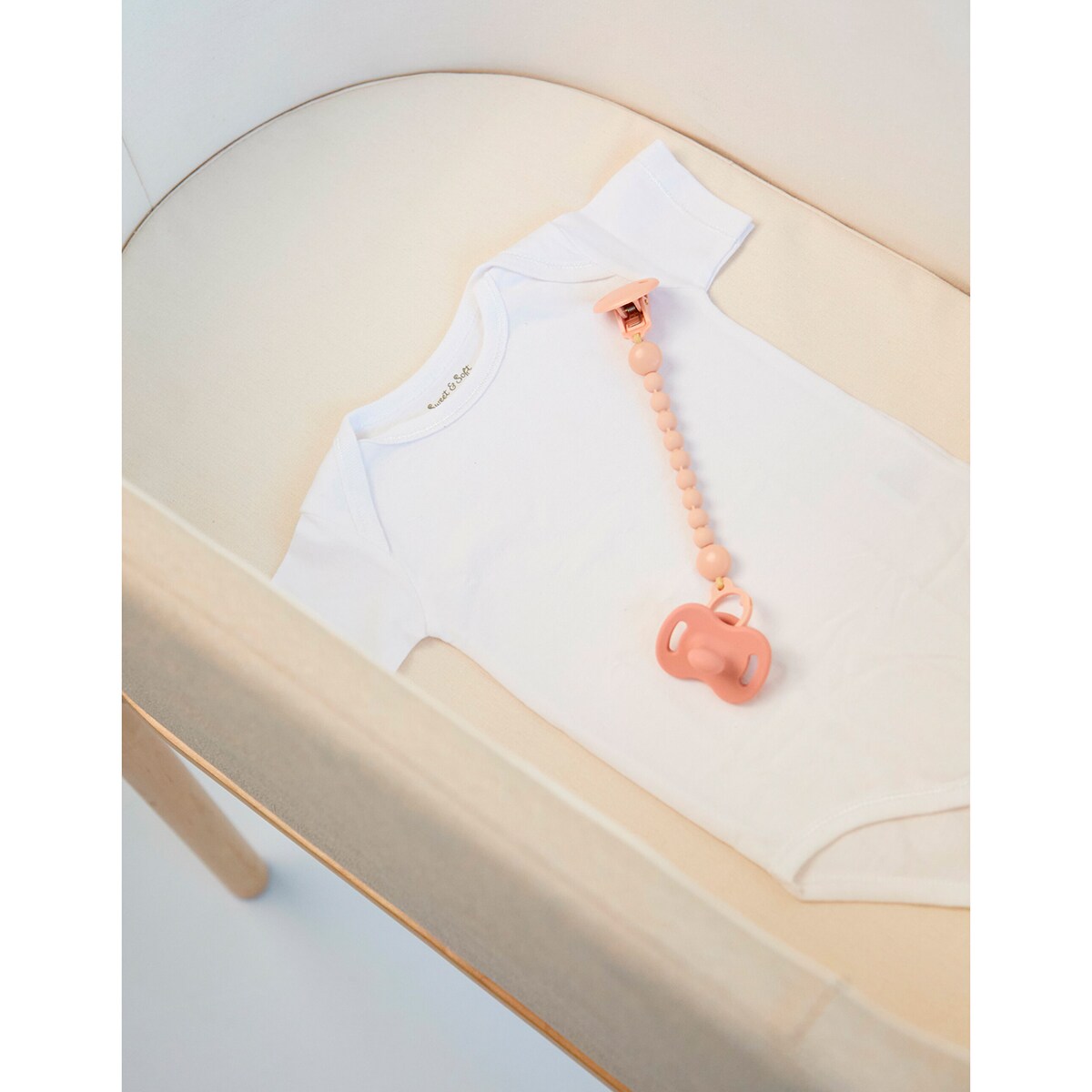 Minicuna Evolutiva Childhome Efecto Lino Beige-18