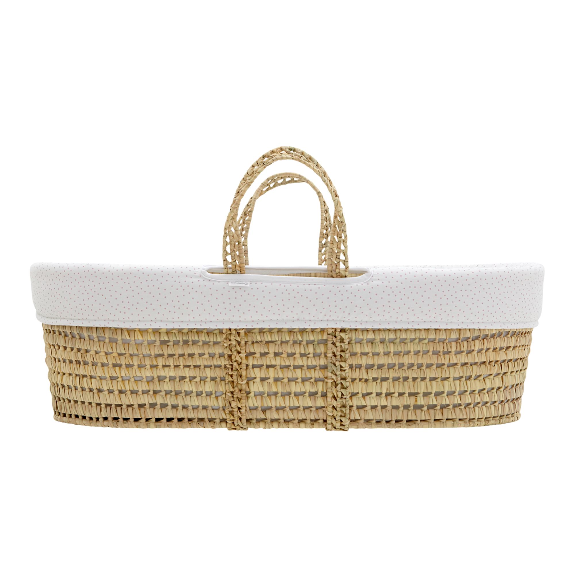 Capazo palma acolchado Cambrass con vestidura Blanco Blanco-2