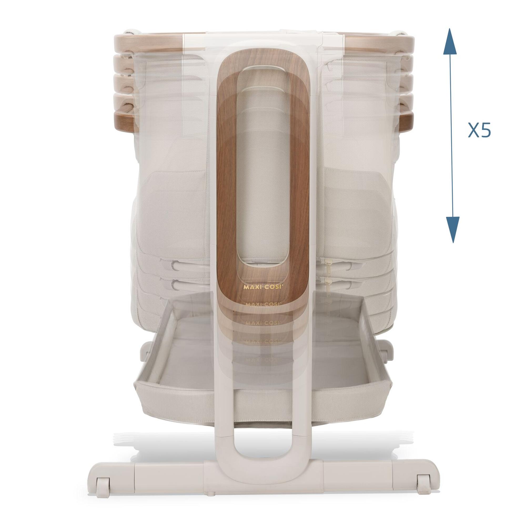 Berço de Co-Sleeping Iora Pro, 0-6 Meses, 0-86 cm, <9 Kg Bege-6