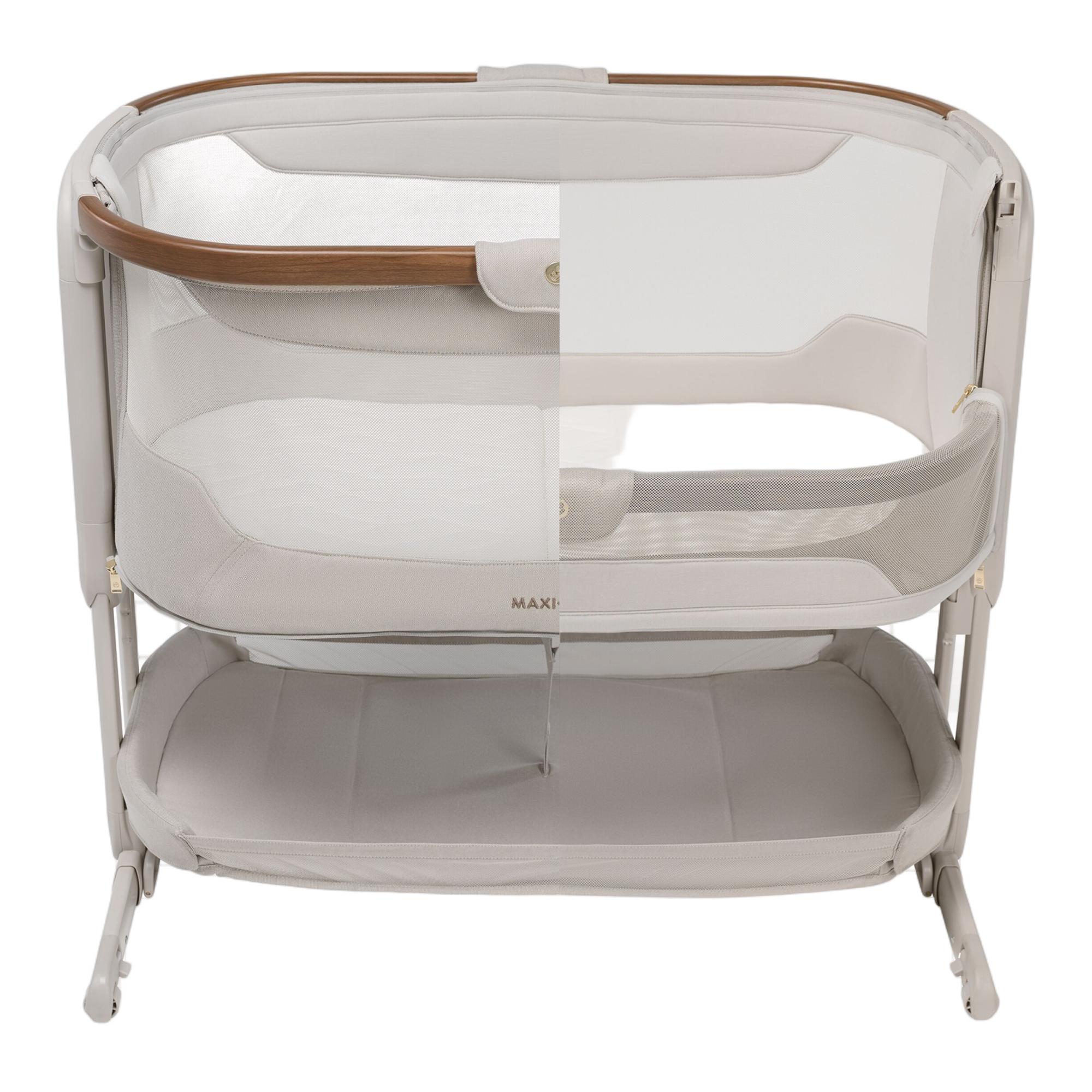 Berço de Co-Sleeping Iora Pro, 0-6 Meses, 0-86 cm, <9 Kg Bege-9