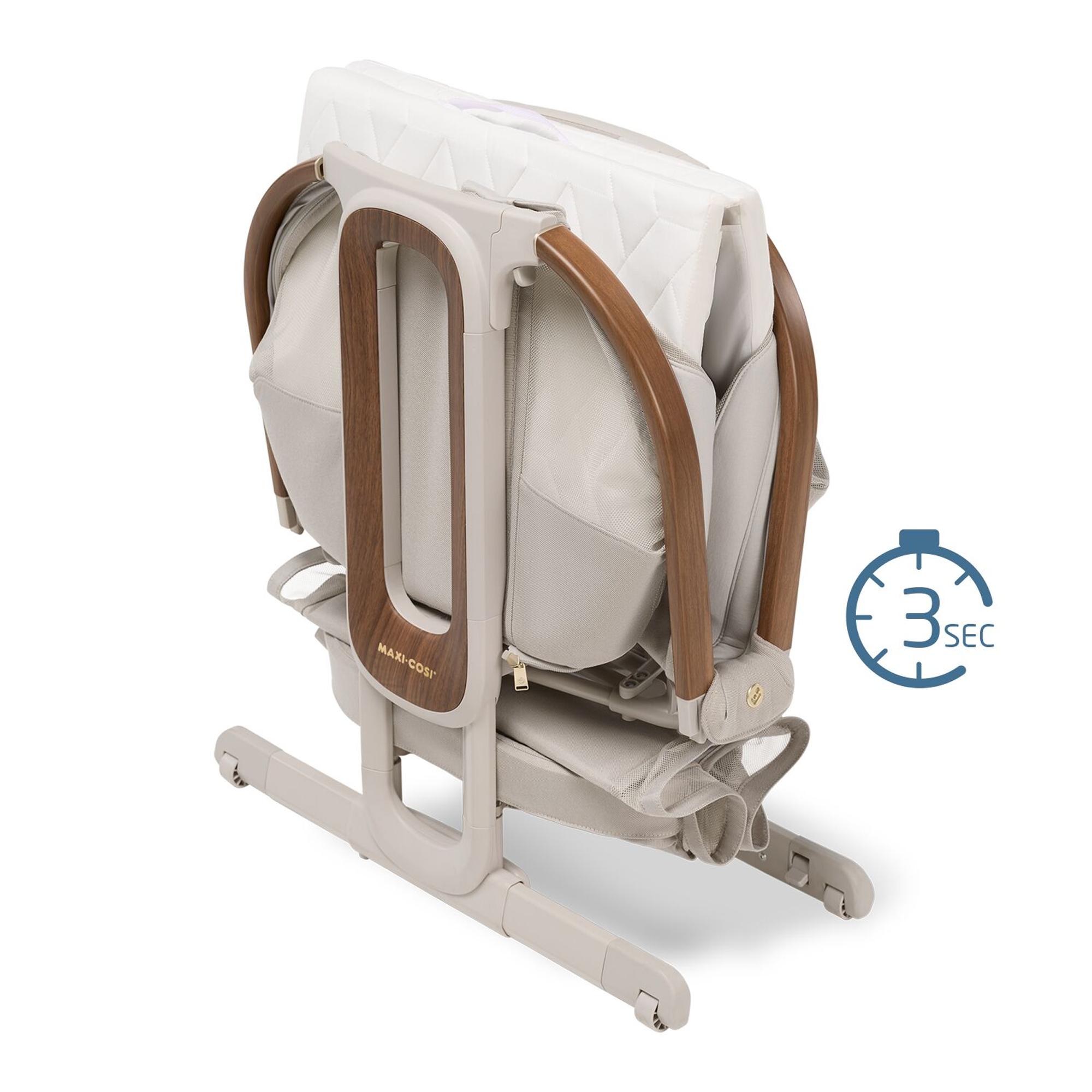 Berço de Co-Sleeping Iora Pro, 0-6 Meses, 0-86 cm, <9 Kg Bege-20