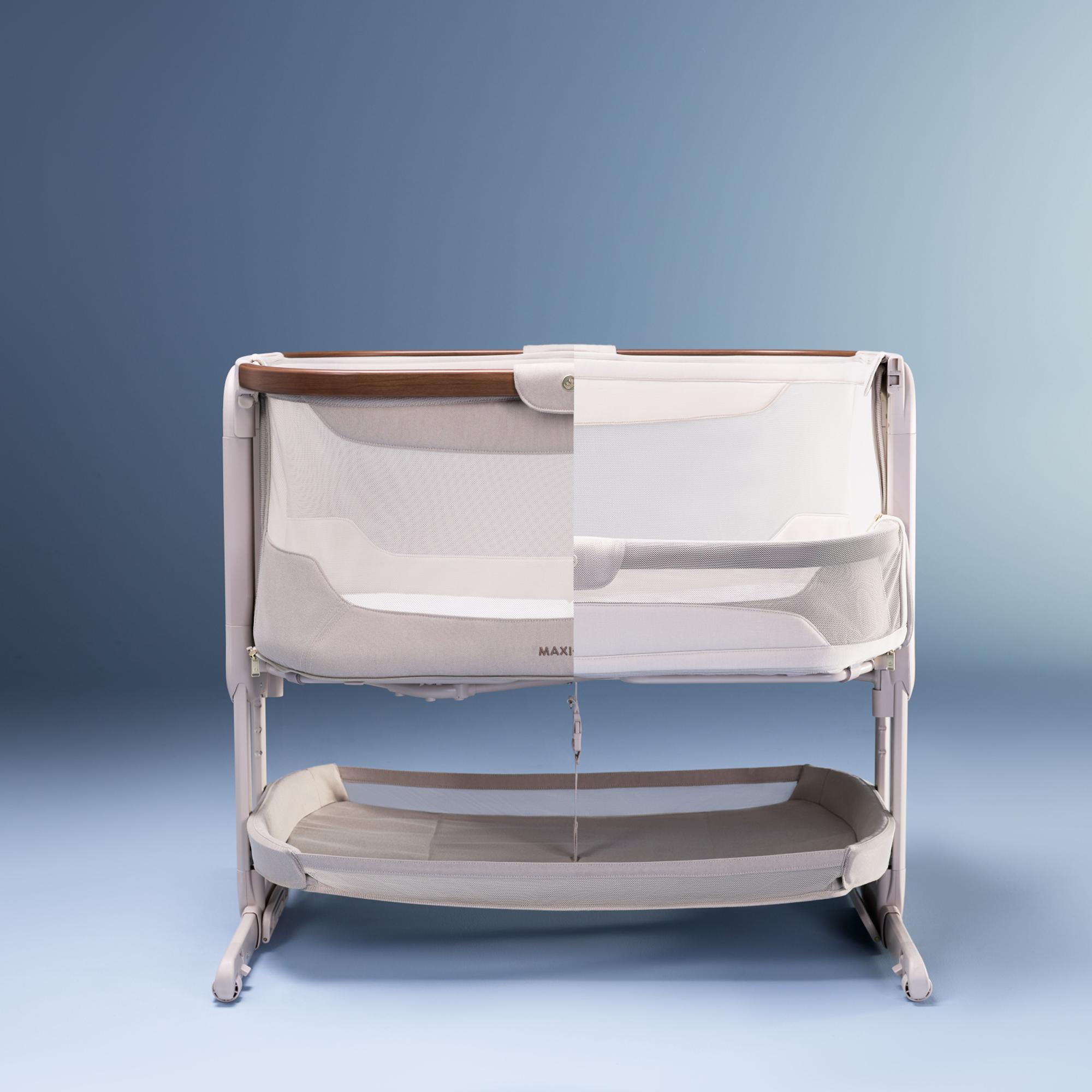 Berço de Co-Sleeping Iora Pro, 0-6 Meses, 0-86 cm, <9 Kg Bege-21
