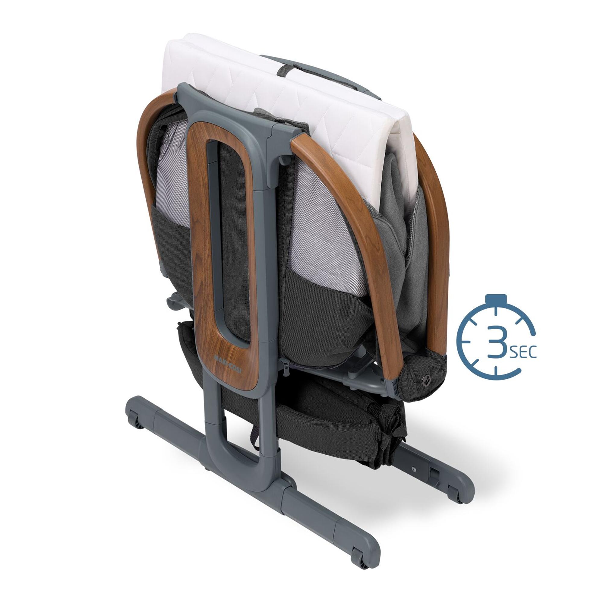 Cuna colecho Maxi-Cosi IORA PRO, 0-6meses, 0-86cm, <9Kg - Gris oscuro Gris oscuro-19