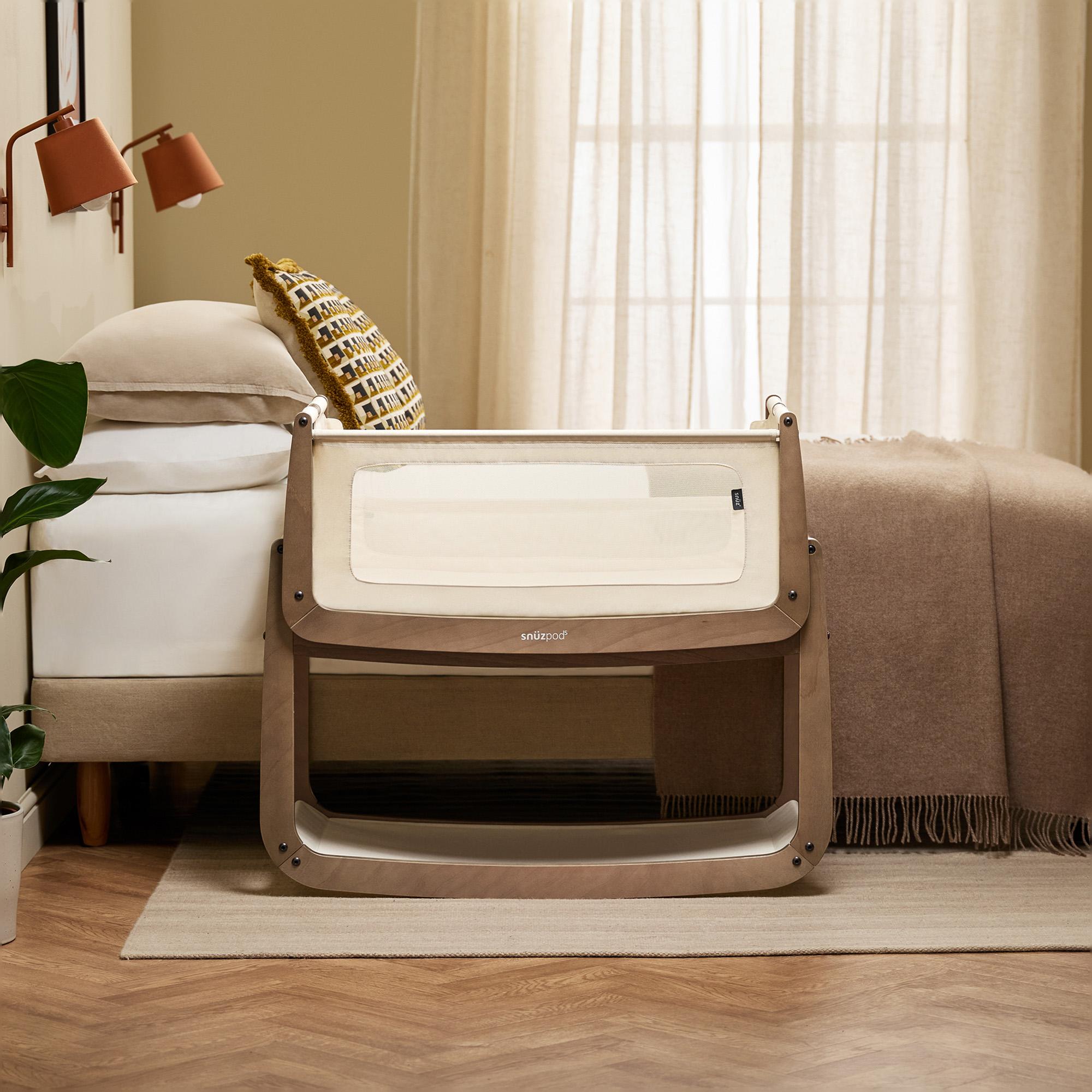 Berço de Co-sleeping SnüzPod 5 Castanho-2