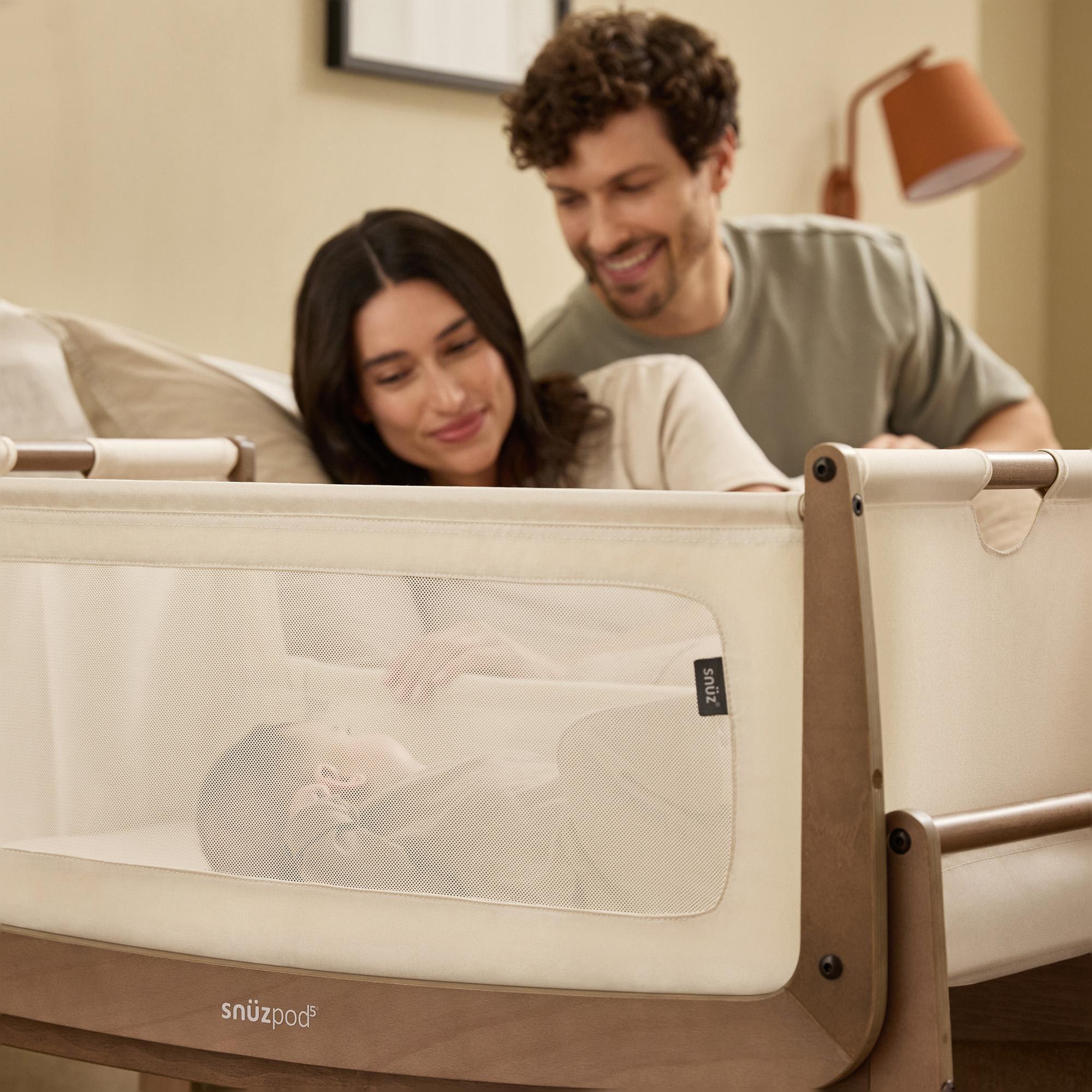 Berço de Co-sleeping SnüzPod 5 Castanho-3