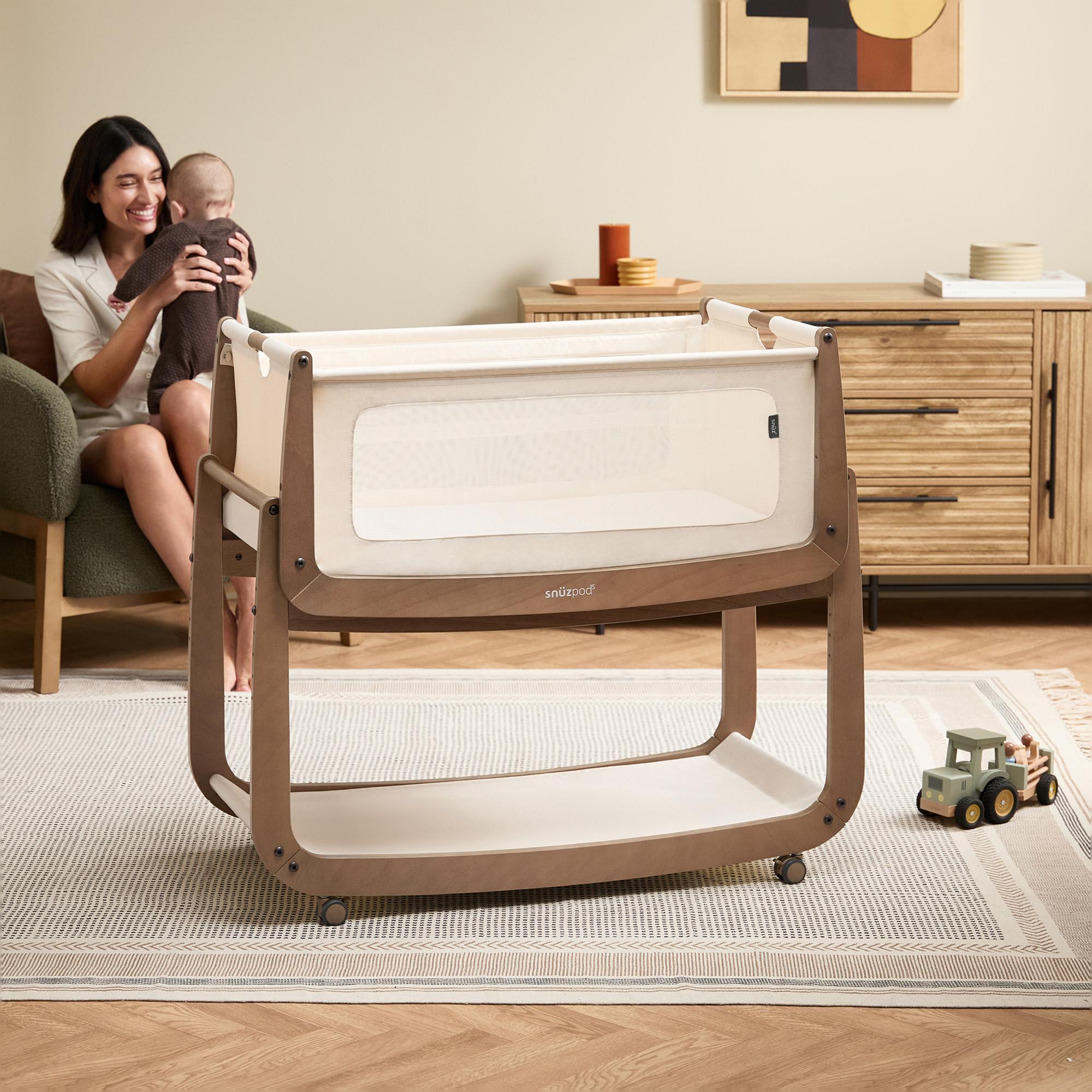Berço de Co-sleeping SnüzPod 5 Castanho-7