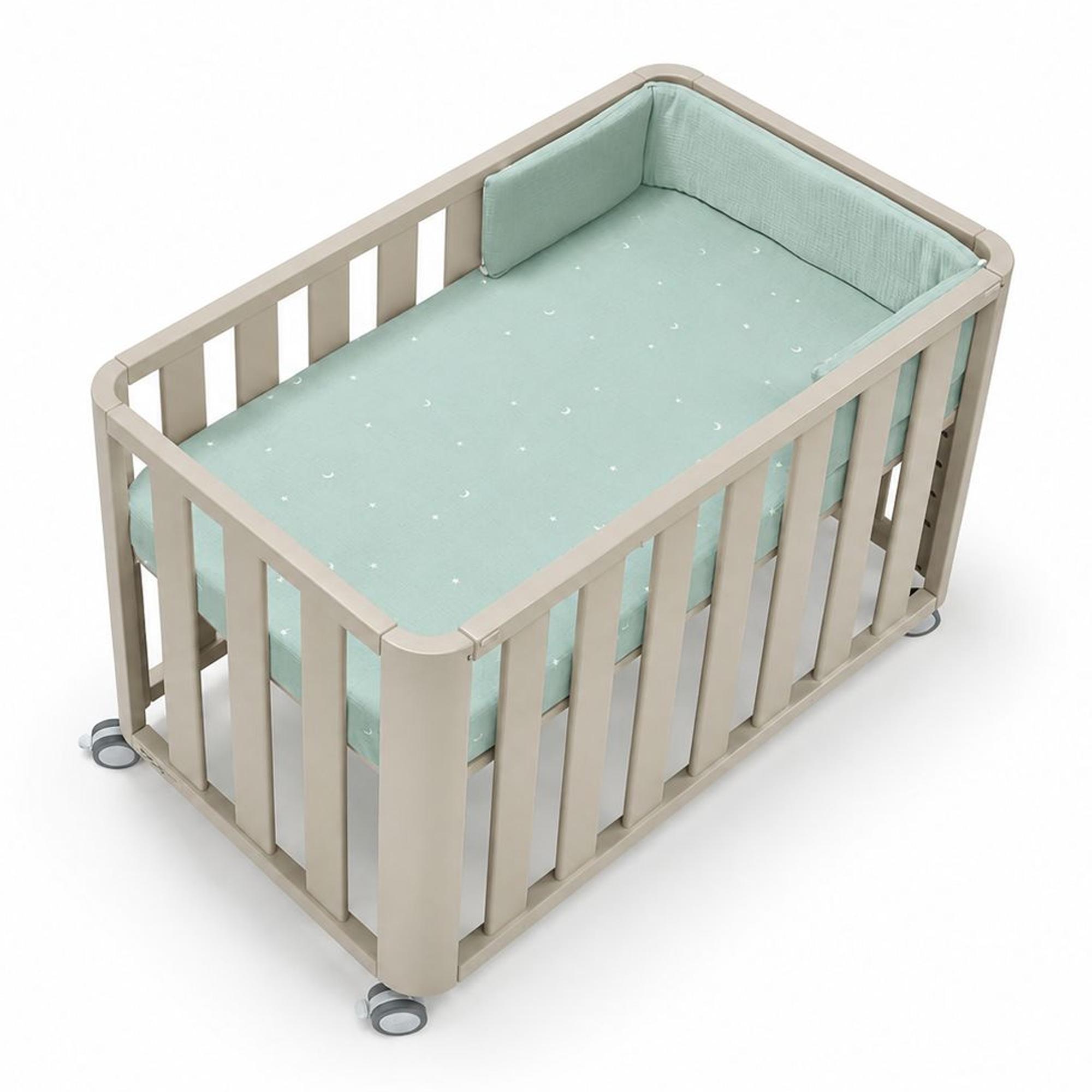 Cotinfant - Pack Minicuna colecho (90x50 cm) Cotinfant Doco Sleeping + colchón + textil SILVA.