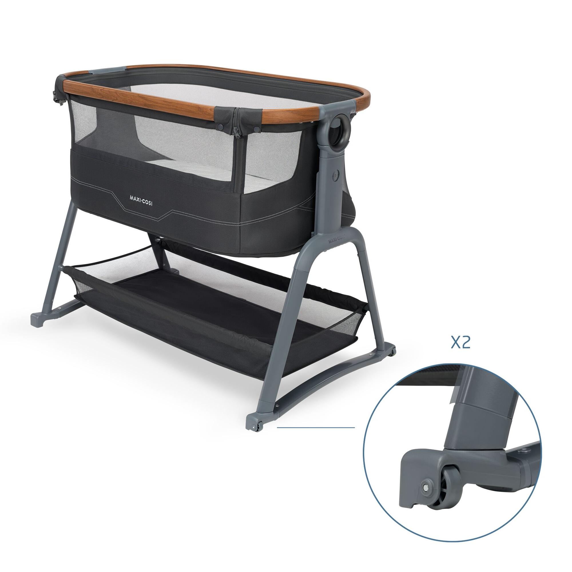 Cuna colecho Maxi-Cosi Iora PLUS, 0-9 Kg, 0-6 meses - Gris oscuro Gris oscuro-2