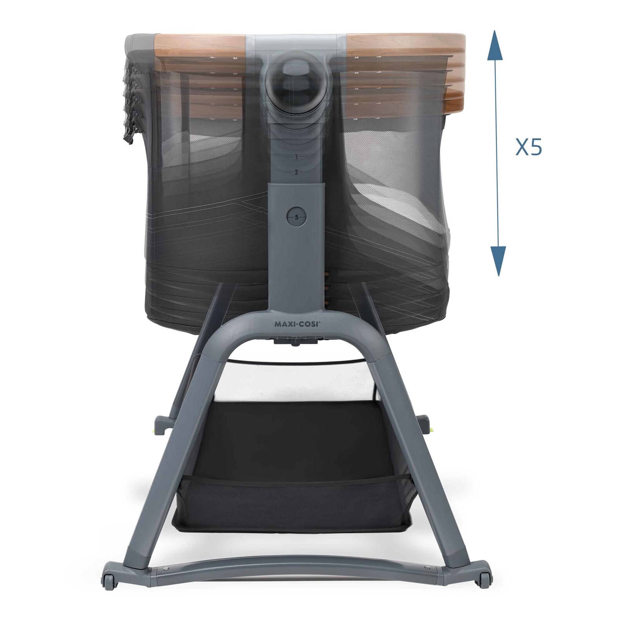 Cuna colecho Maxi-Cosi Iora PLUS, 0-9 Kg, 0-6 meses - Gris oscuro Gris oscuro-6