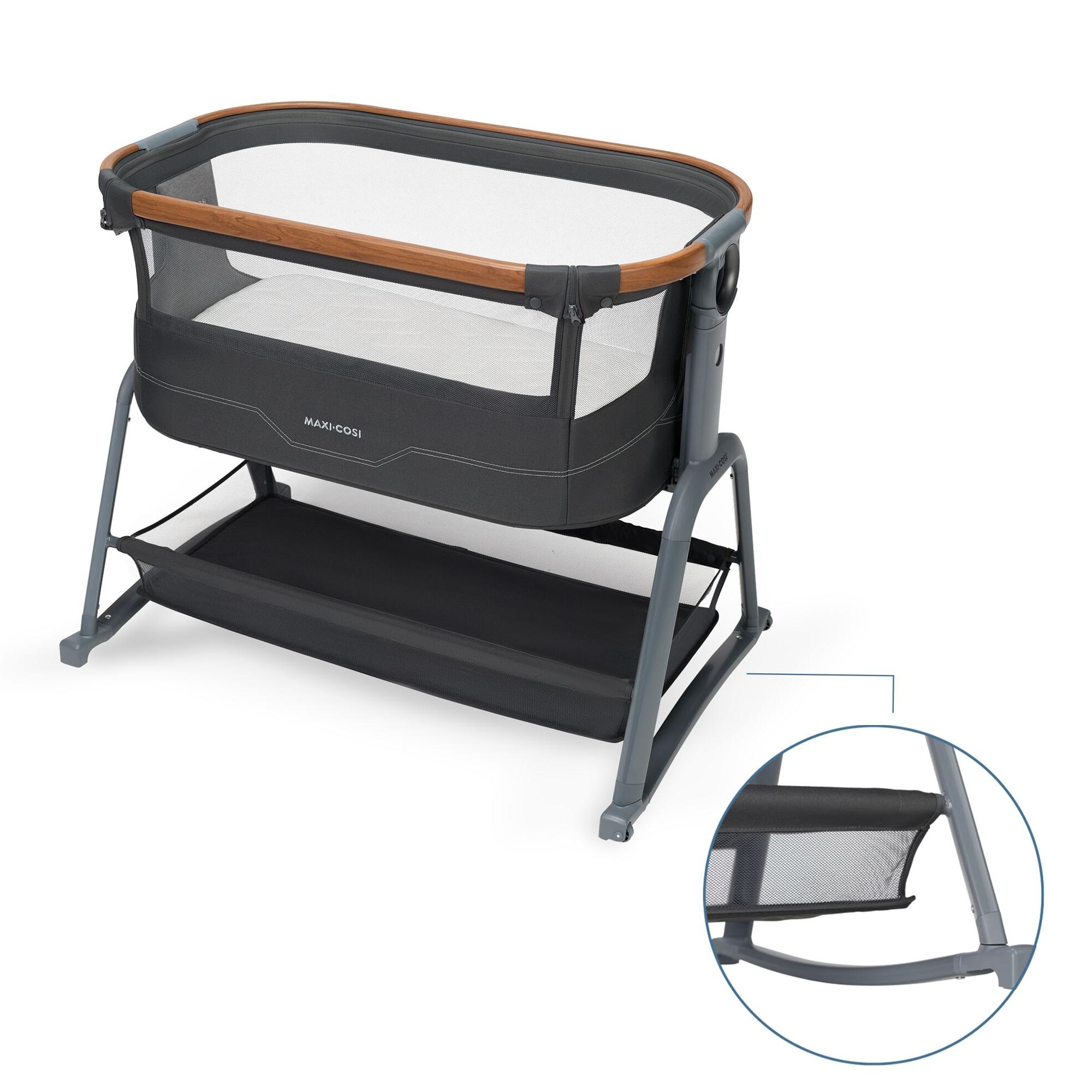 Cuna colecho Maxi-Cosi Iora PLUS, 0-9 Kg, 0-6 meses - Gris oscuro Gris oscuro-9