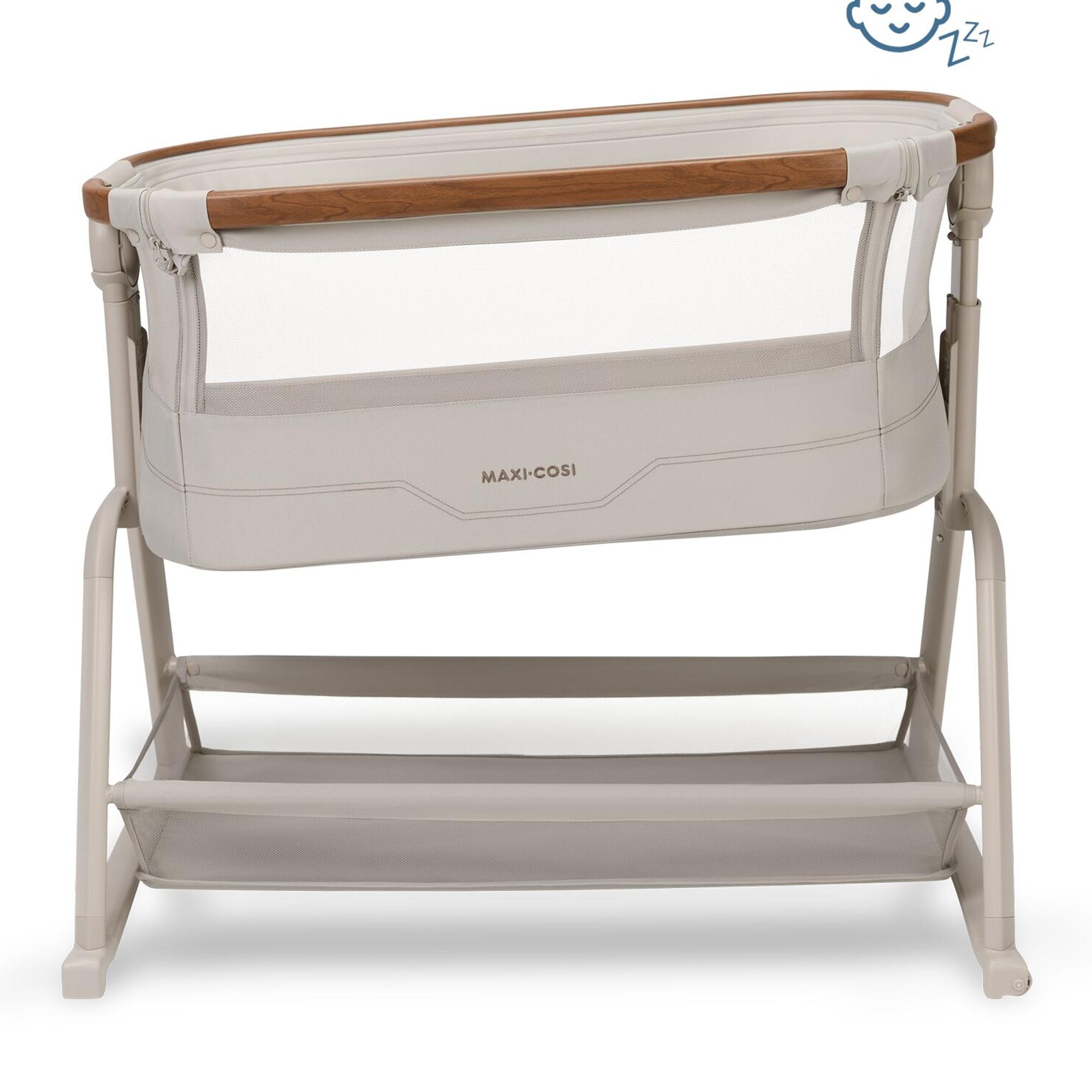 Berço de Co-Sleeping Iora Plus, 0-9 Kg, 0-6 Meses Bege-7
