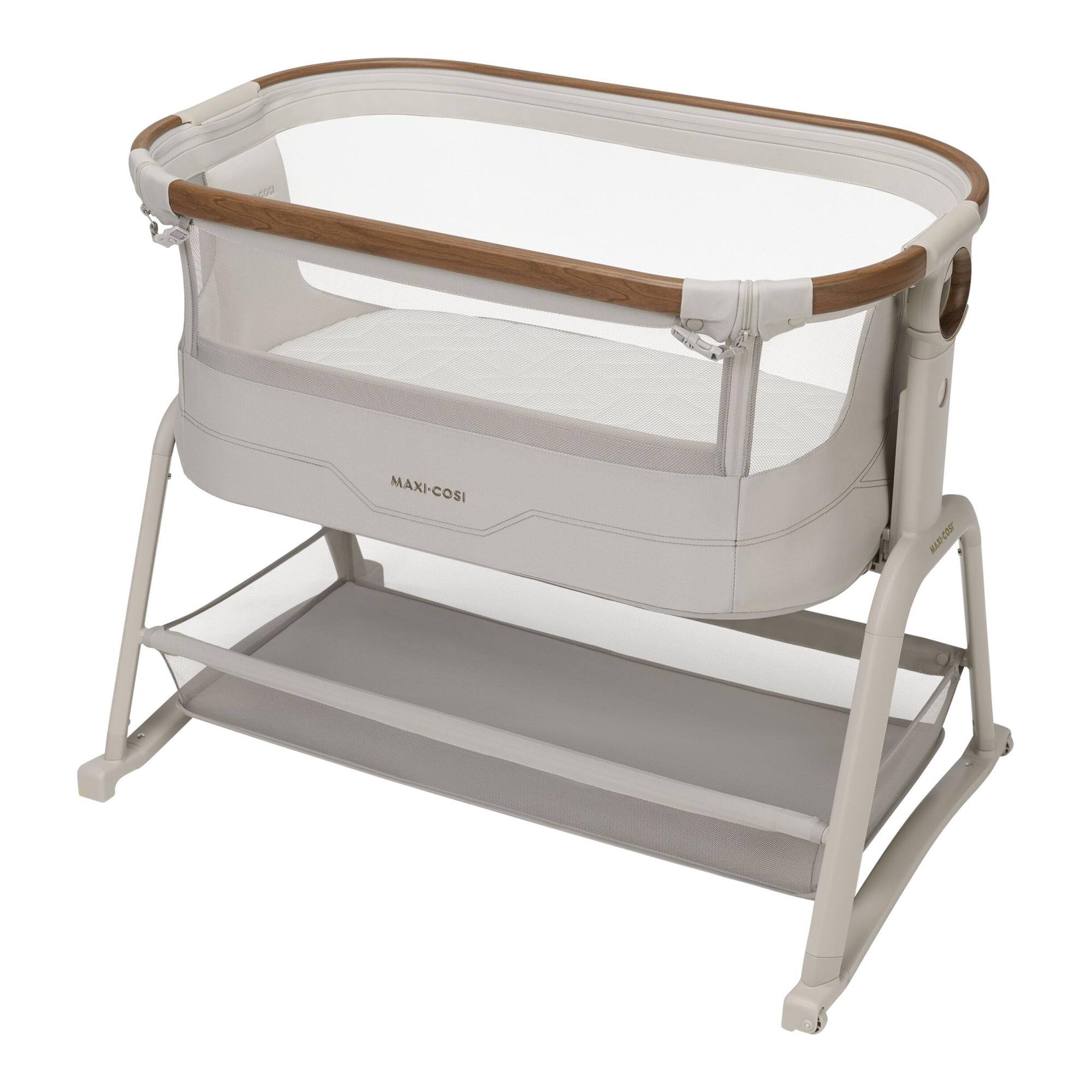 Berço de Co-Sleeping Iora Plus, 0-9 Kg, 0-6 Meses Bege-11