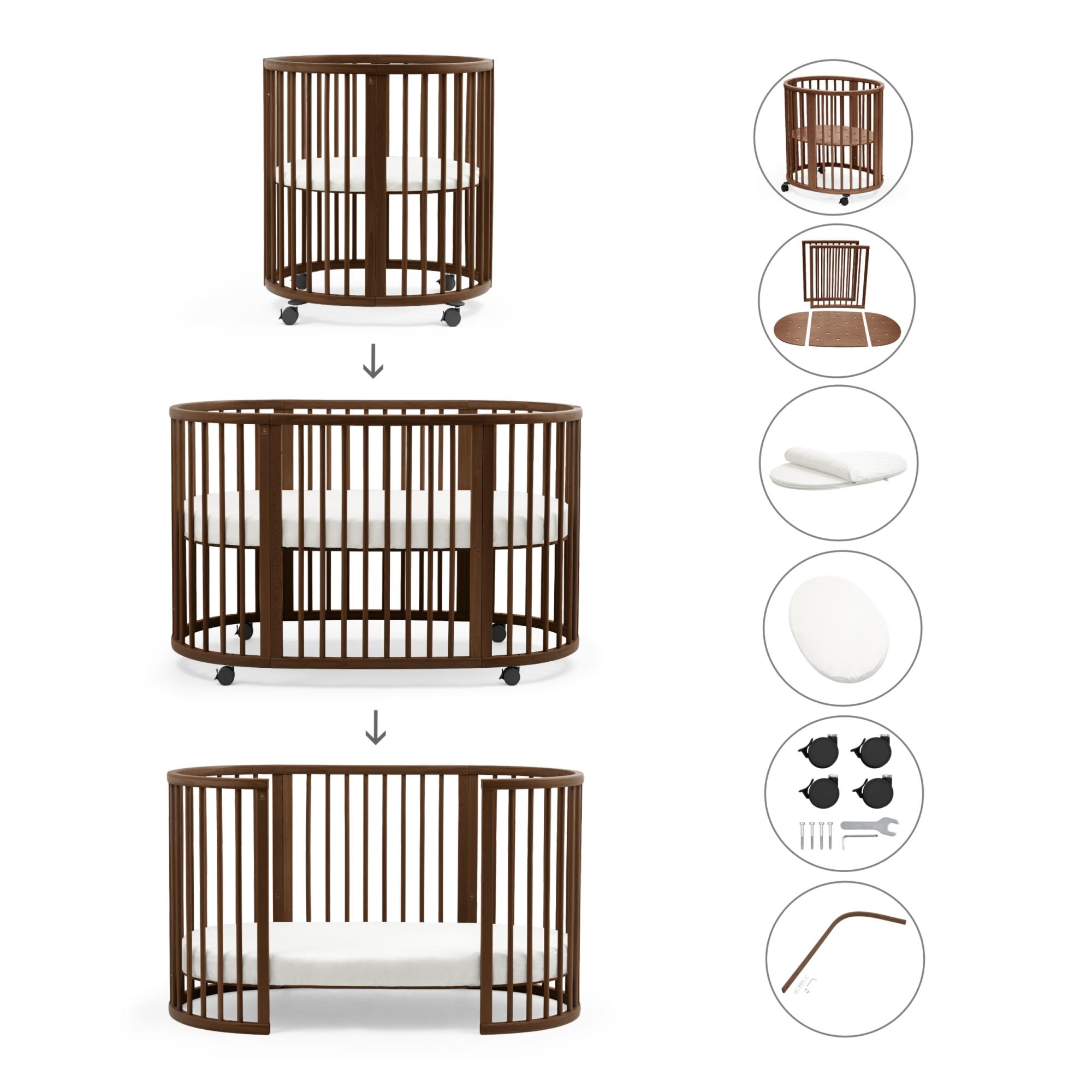 Pack Completo Stokke® Sleepi™ Castanho Escuro 2
