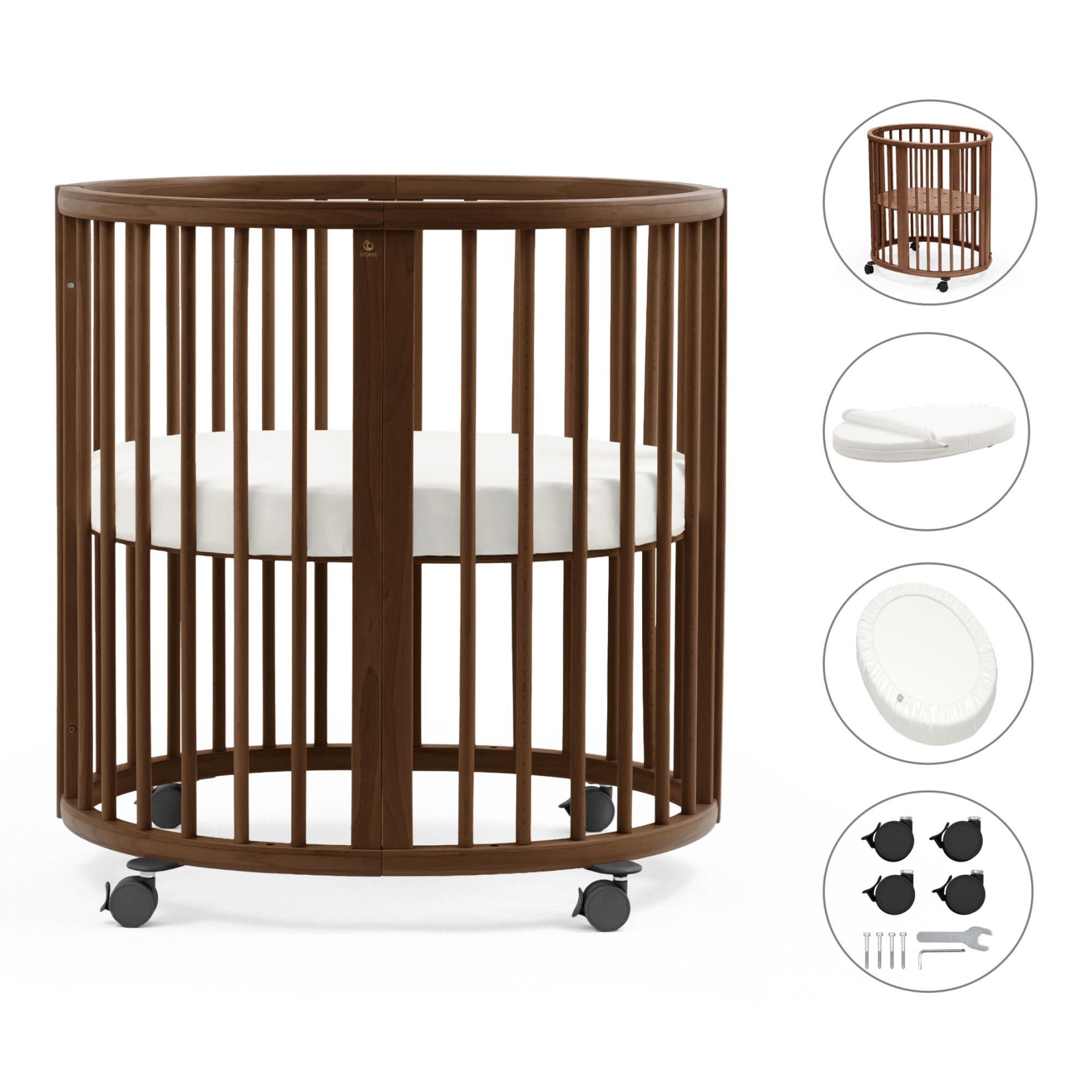 Imagem 0 de Pack Mini Berço Stokke® Sleepi™ Mini Castanho Escuro