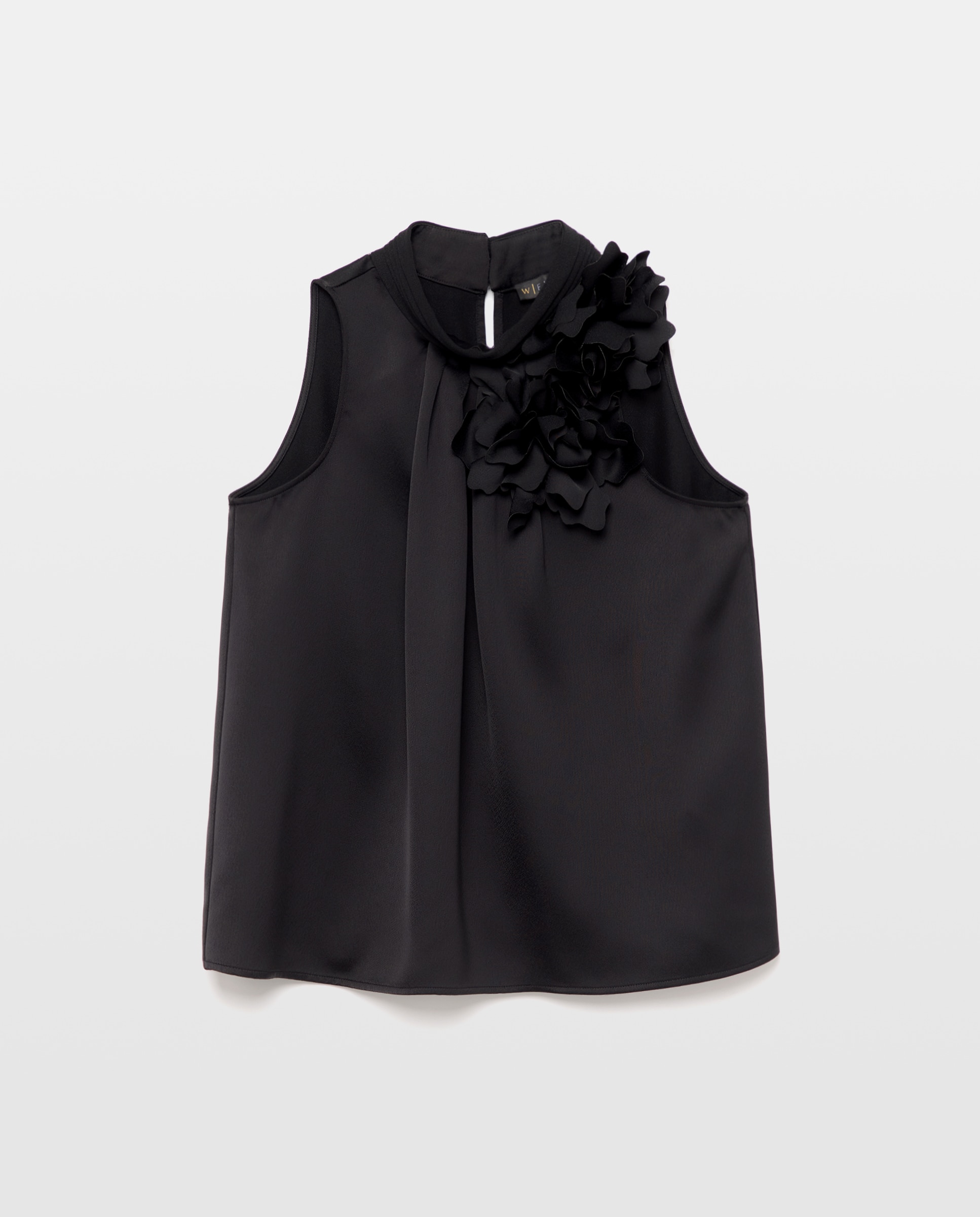 Top de fiesta sin mangas y cuello halter - Woman Fiesta El Corte Inglés - Negro Negro-5