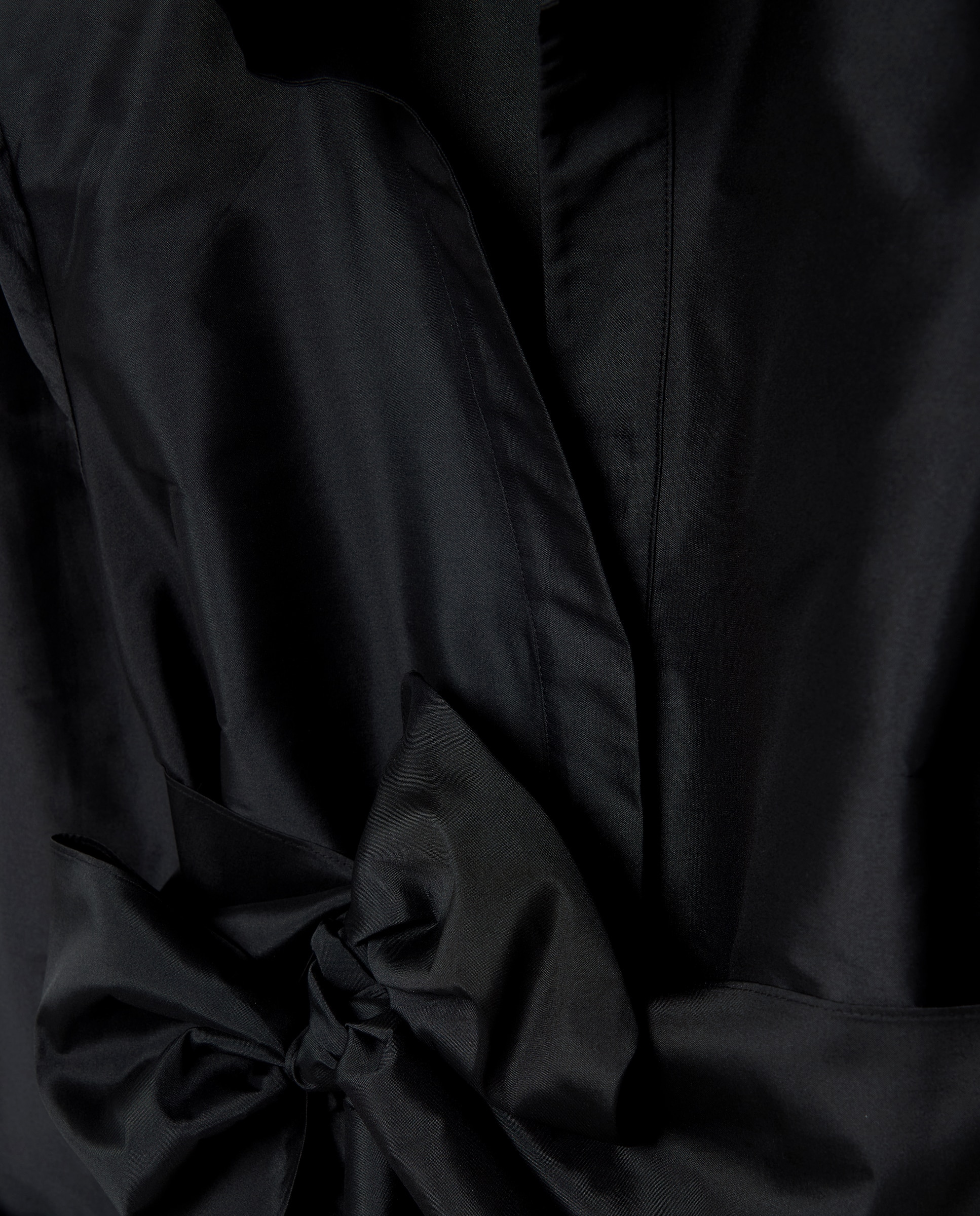Blusa de tafetán manga francesa - Woman Fiesta El Corte Inglés - Negro Negro-6