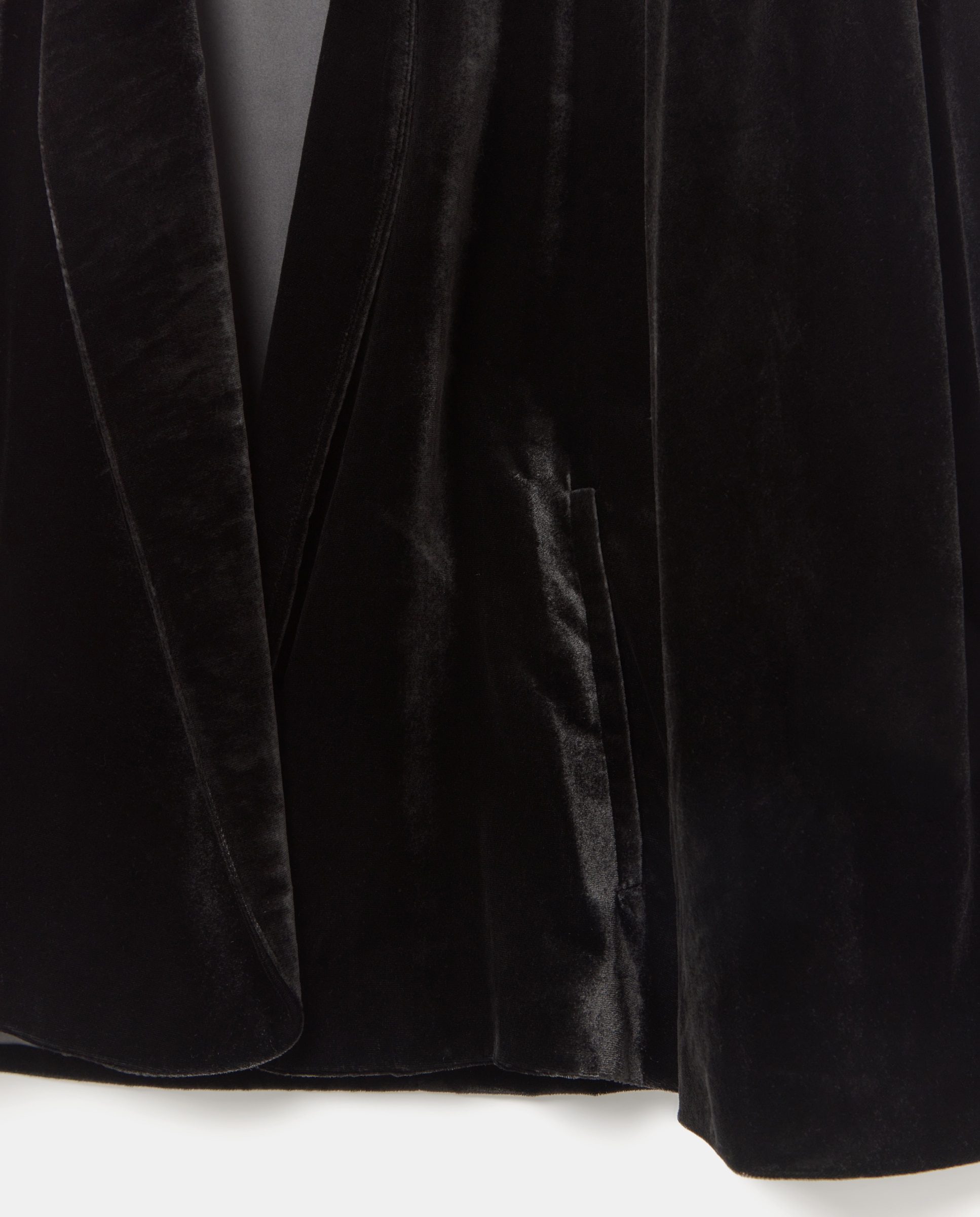 Capa de mujer de terciopelo corta - Woman Fiesta El Corte Inglés - Negro Negro-5