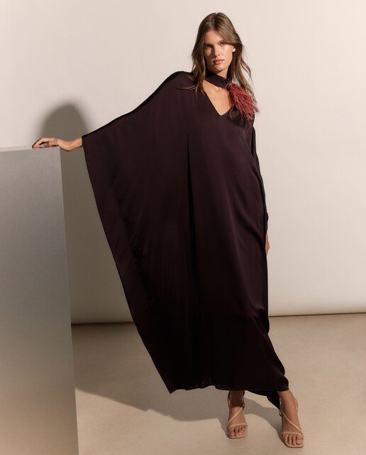 Vestido midi fluido