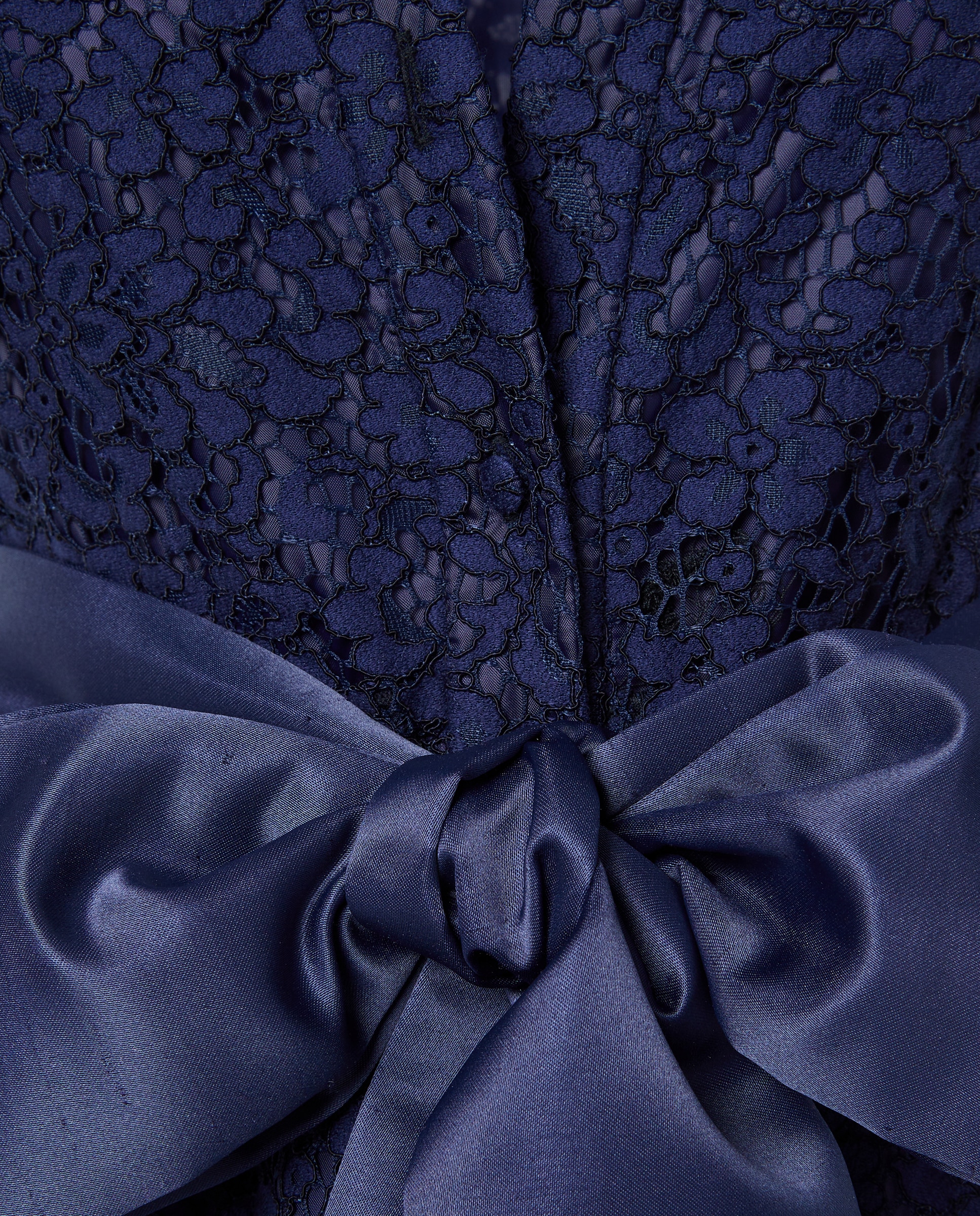 Vestido Curto Tipo Camiseiro com Renda 440 Azulão-5