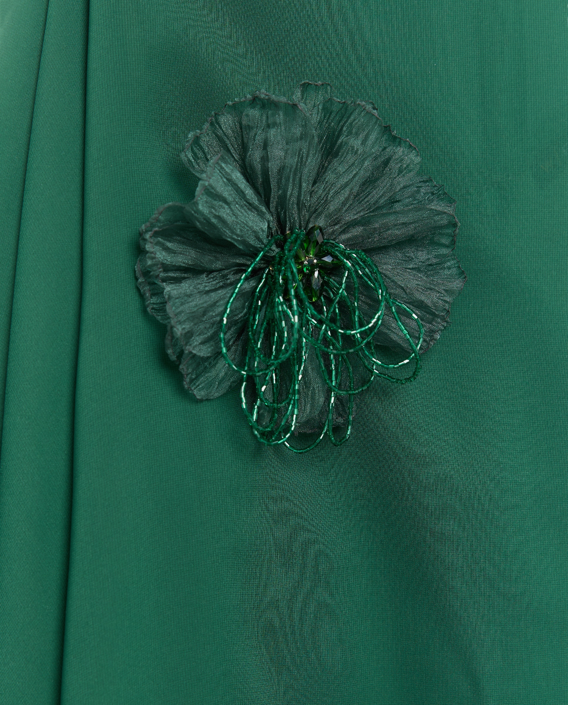 Vestido corto sin mangas liso de mujer - Woman Fiesta El Corte Inglés - 530 Verde oscuro 530 Verde oscuro-7
