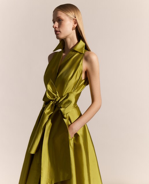 Vestido largo camisero