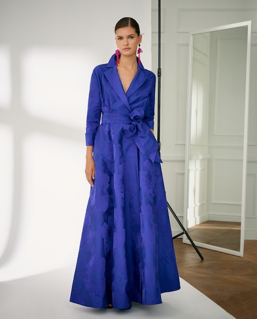Vestido largo camisero