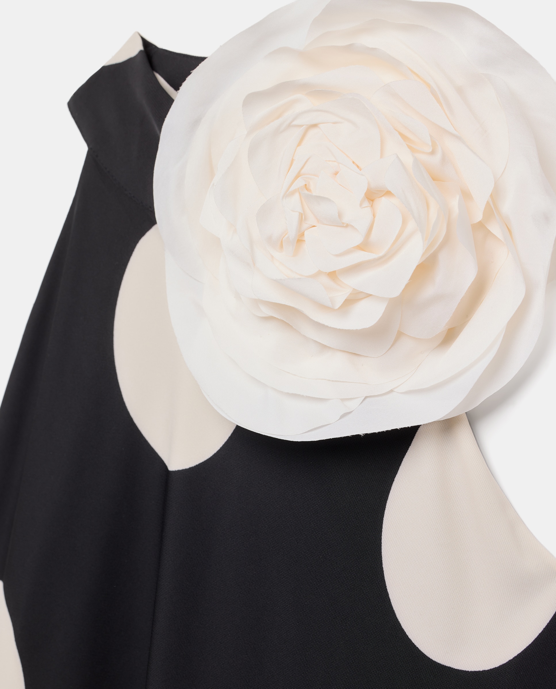 Vestido halter con flor grande - Woman Fiesta El Corte Inglés - 600 Rojo Negro-6