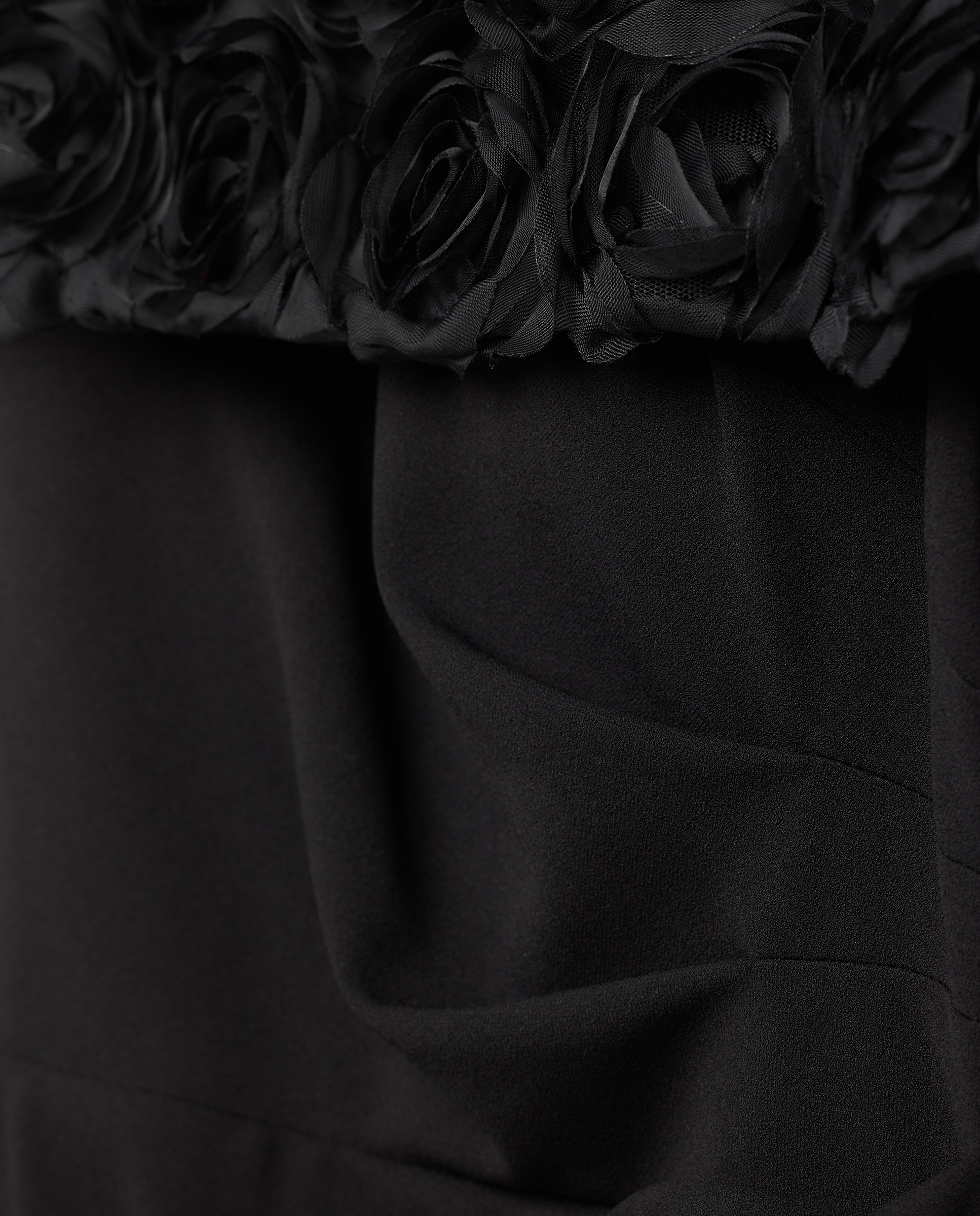 Imagen 5 de Vestido largo escote barra con flores - Woman Fiesta El Corte Inglés - Negro Negro