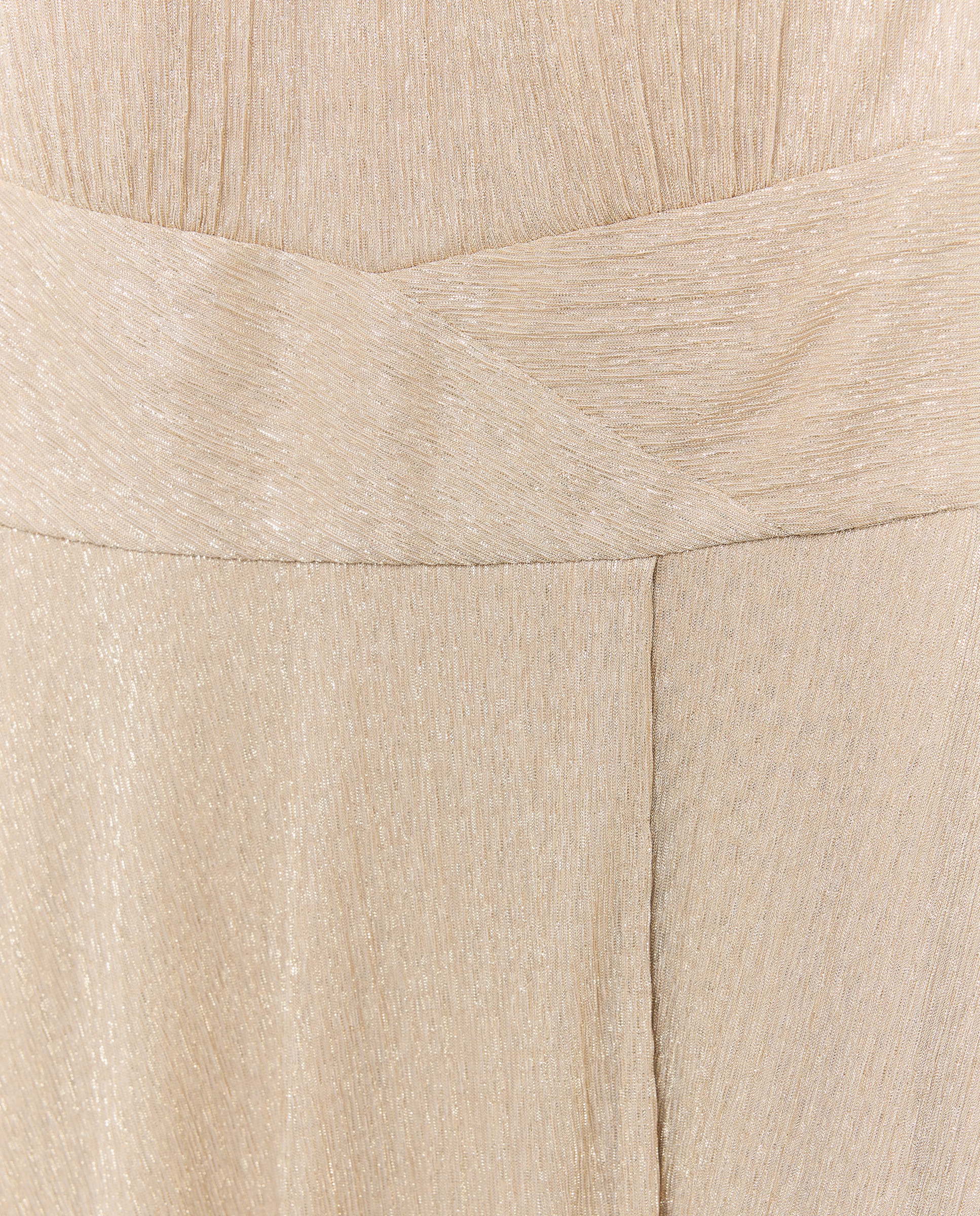 Vestido de mujer largo de punto lúrex - Woman Fiesta El Corte Inglés - 390 Oro 390 Oro-6