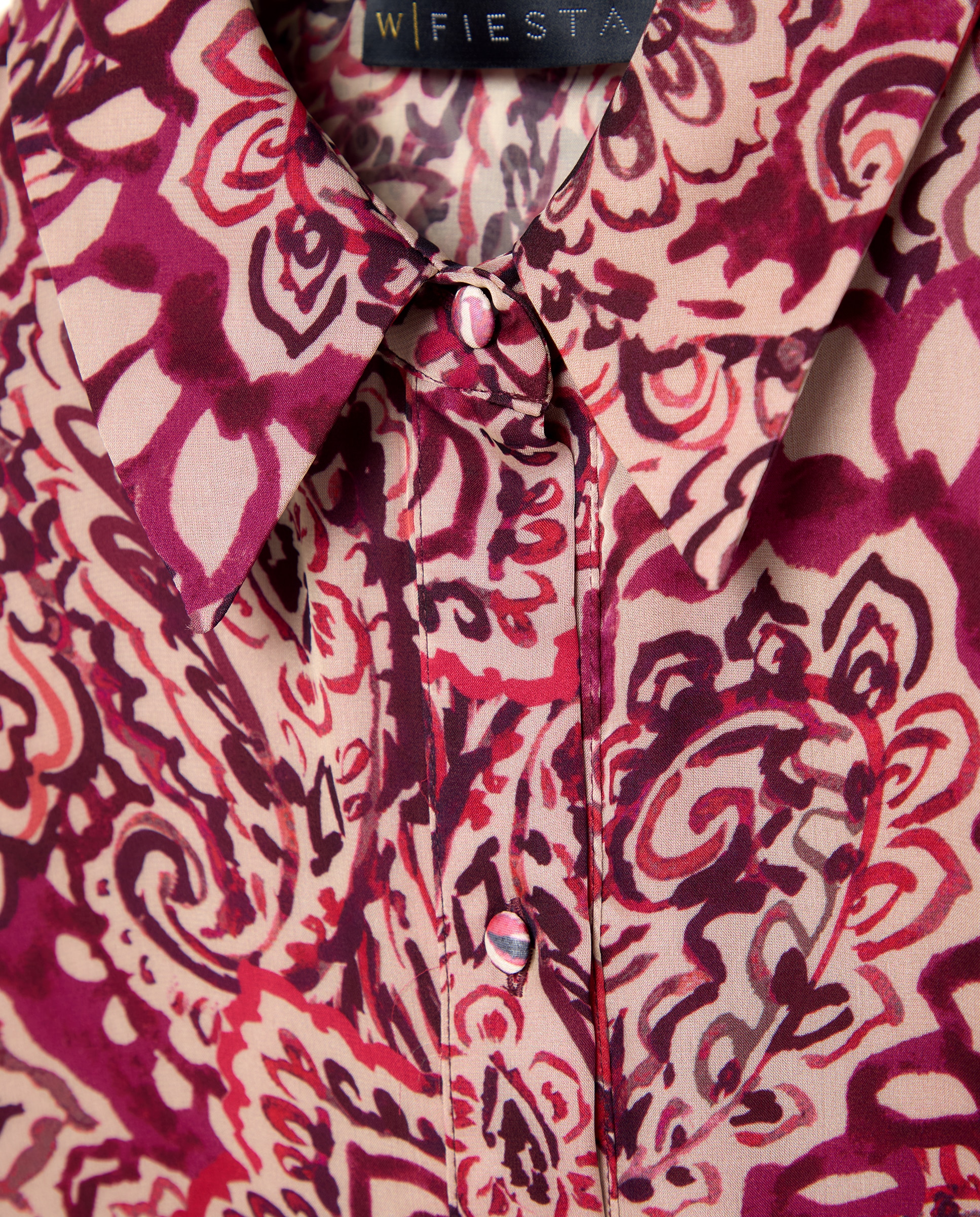 Vestido camiseiro comprido Vermelho-2