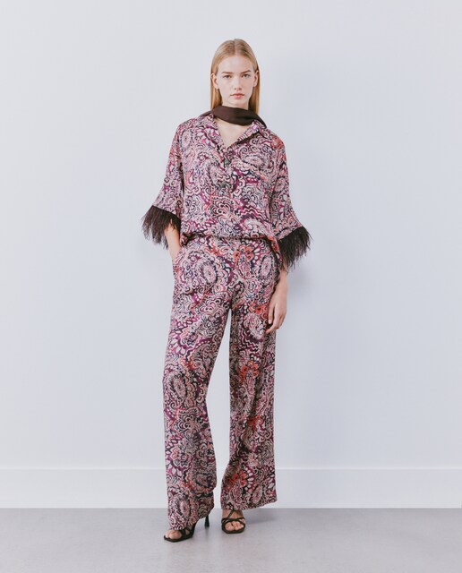 Conjunto de mujer estampado cachemir