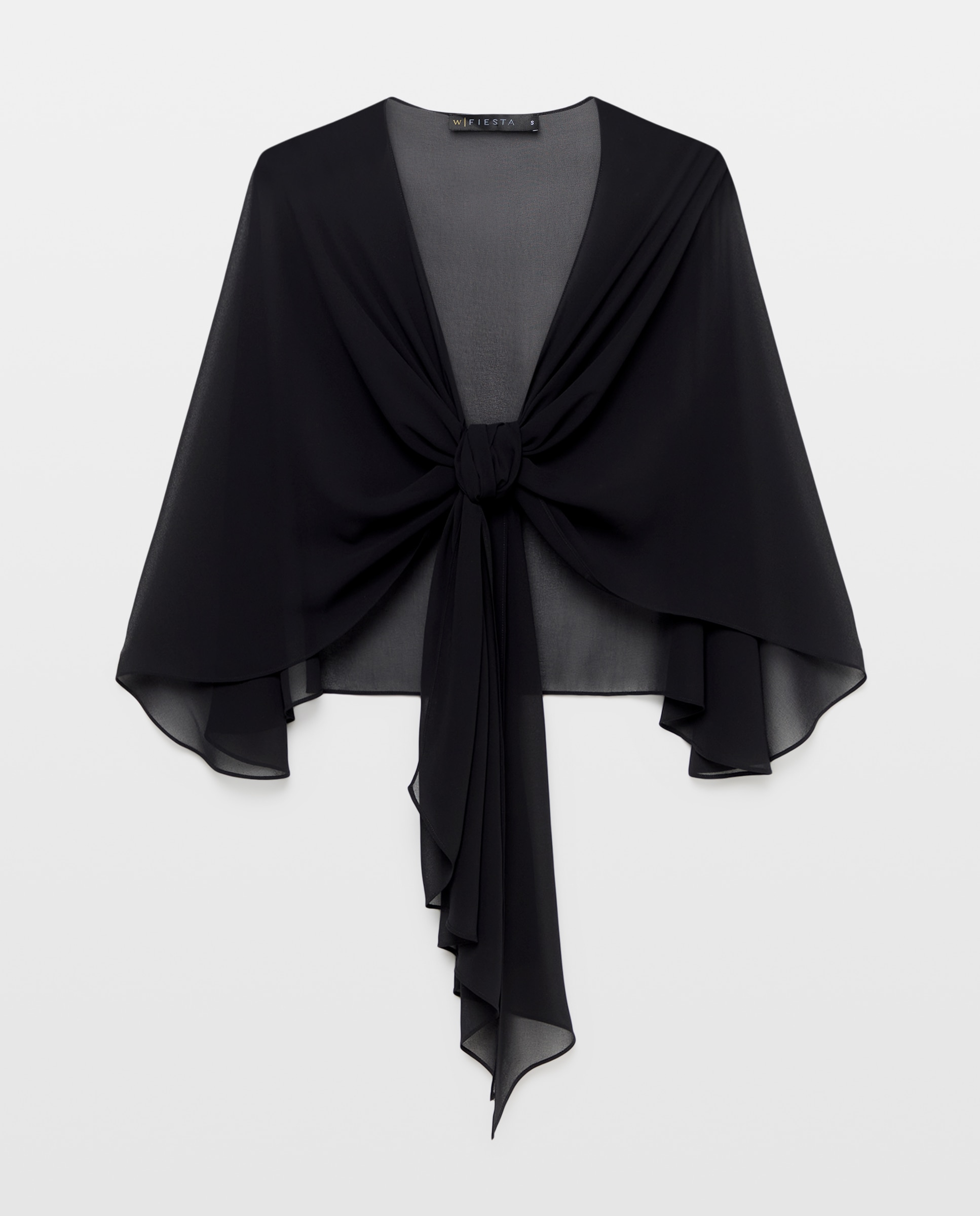 Chal capa ancha - Woman Fiesta El Corte Inglés - Negro Negro-4